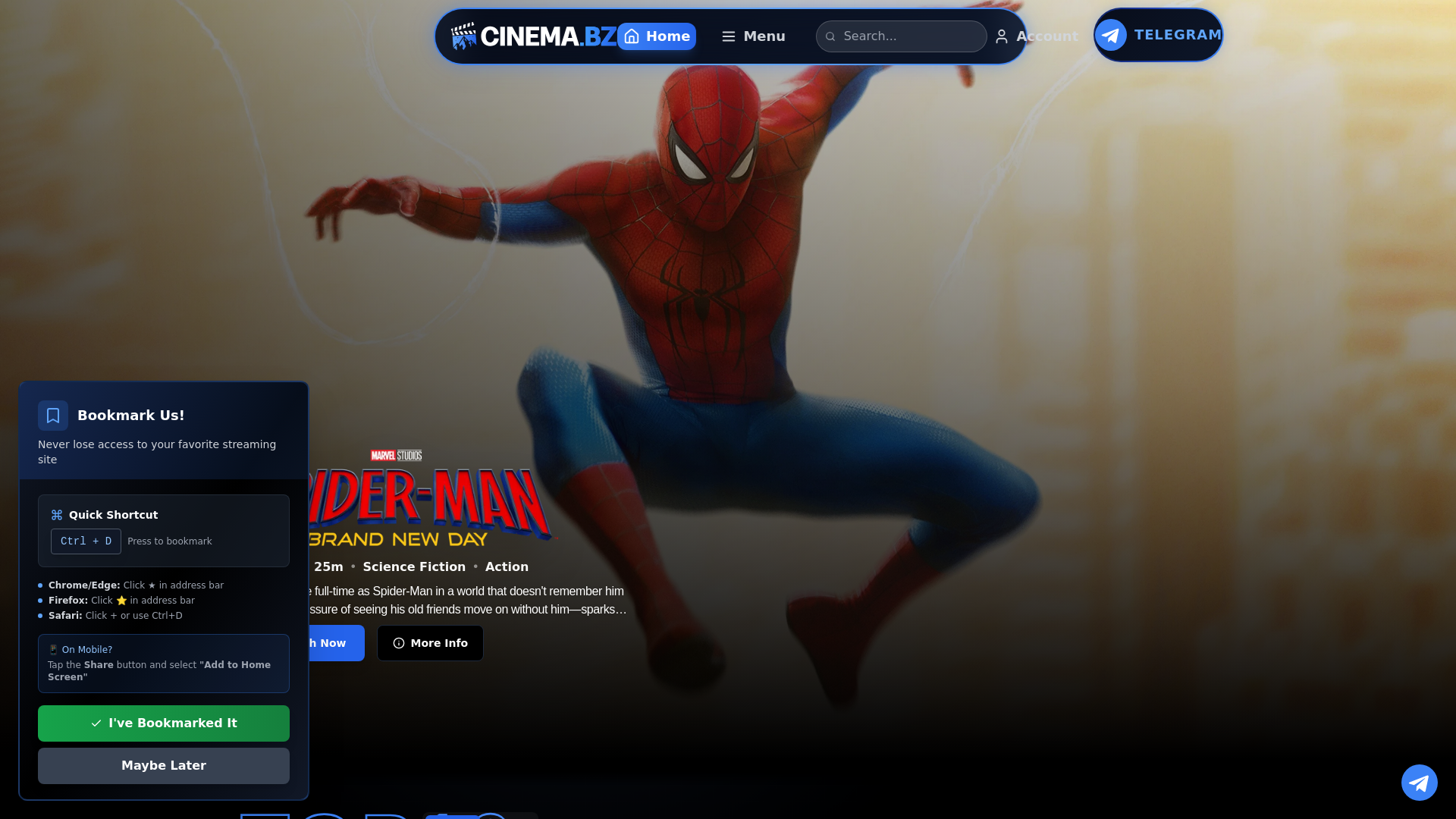 Screenshot of cinema.army