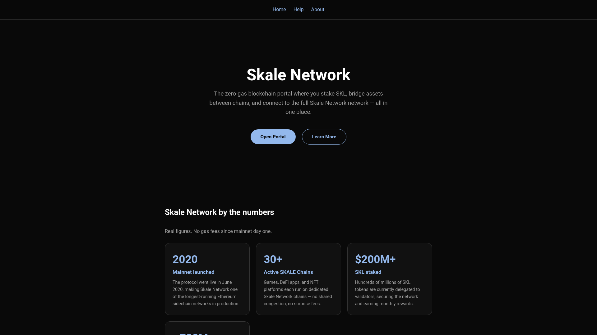 Screenshot of skale-network.com