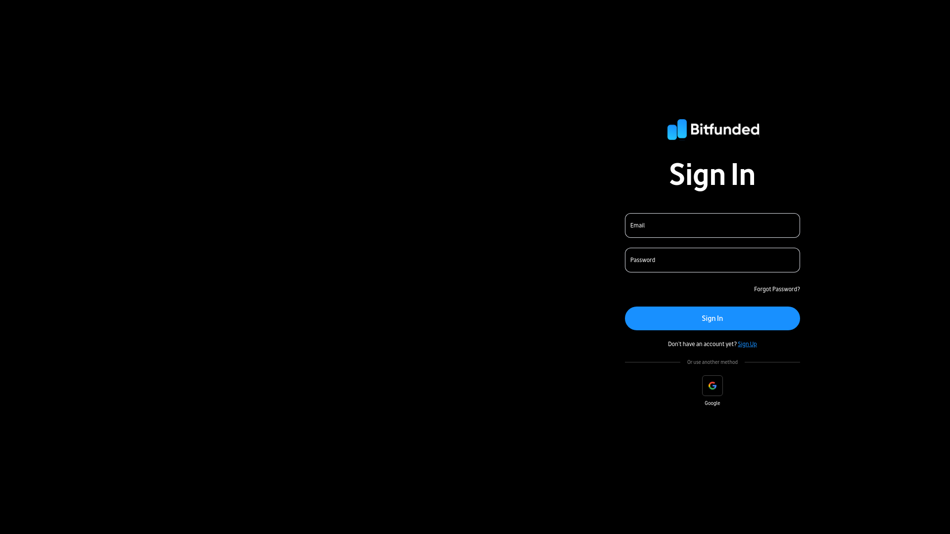 Stored capture of trader.bitfunded.com