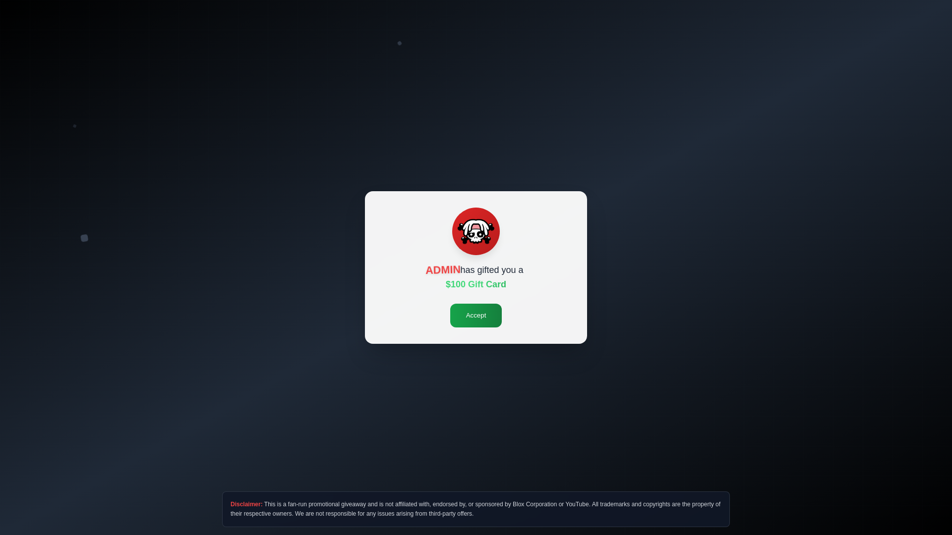 Screenshot of robuxglitches.com