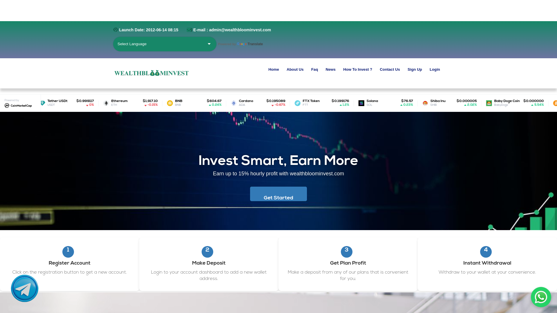 Stored capture of wealthbloominvest.com