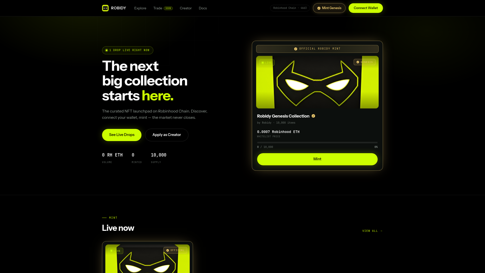 Screenshot of robidy.app