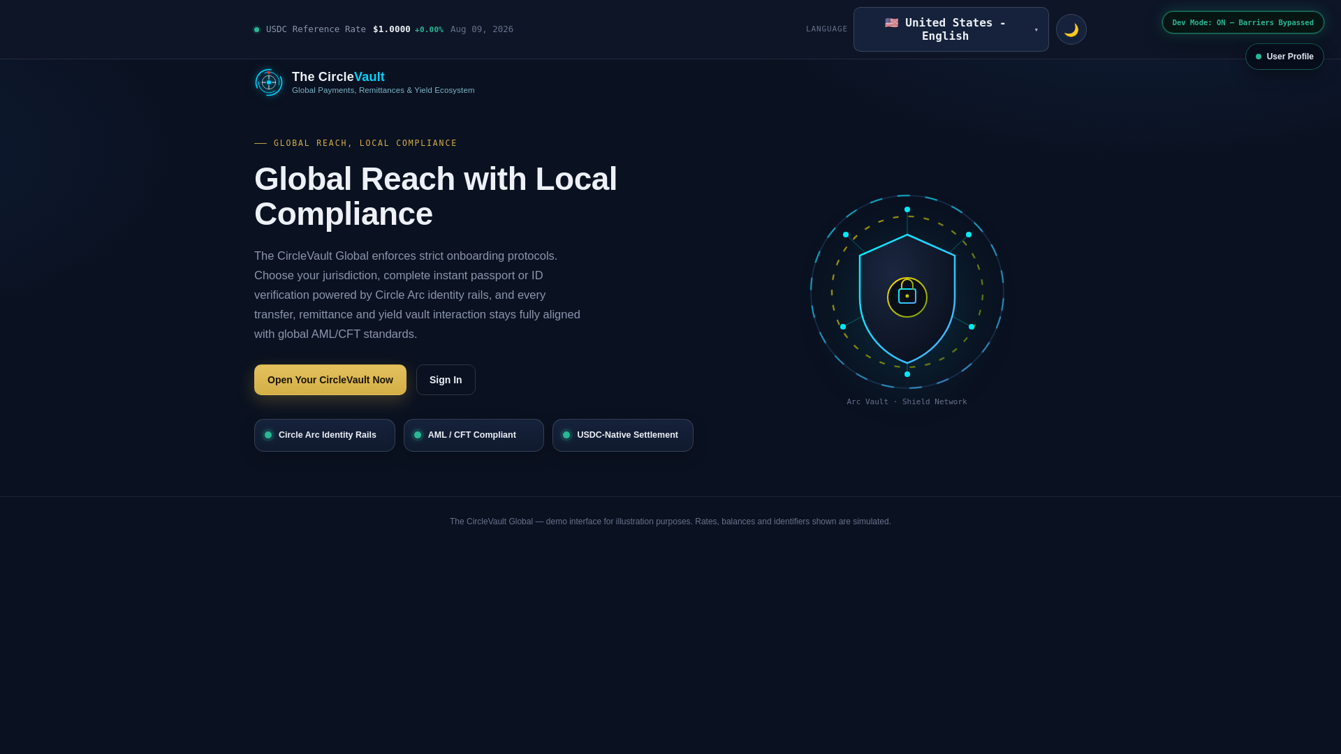 Stored capture of circlevault-global.vercel.app