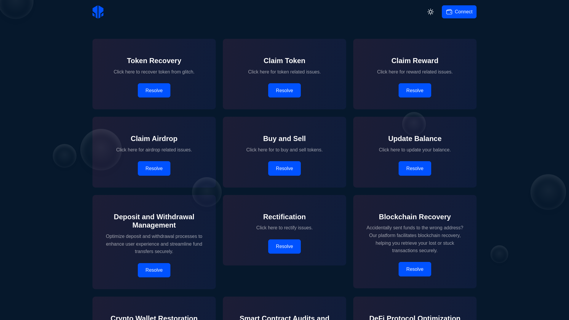 Screenshot of mainnets.collabscare.com