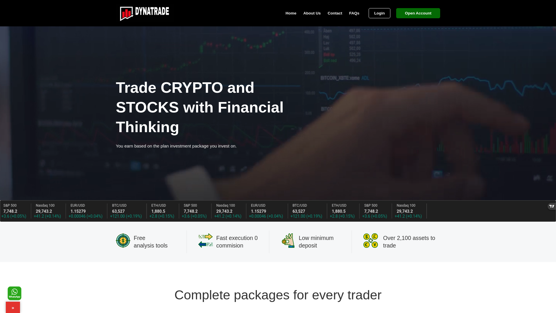 Stored capture of dynatrade.org