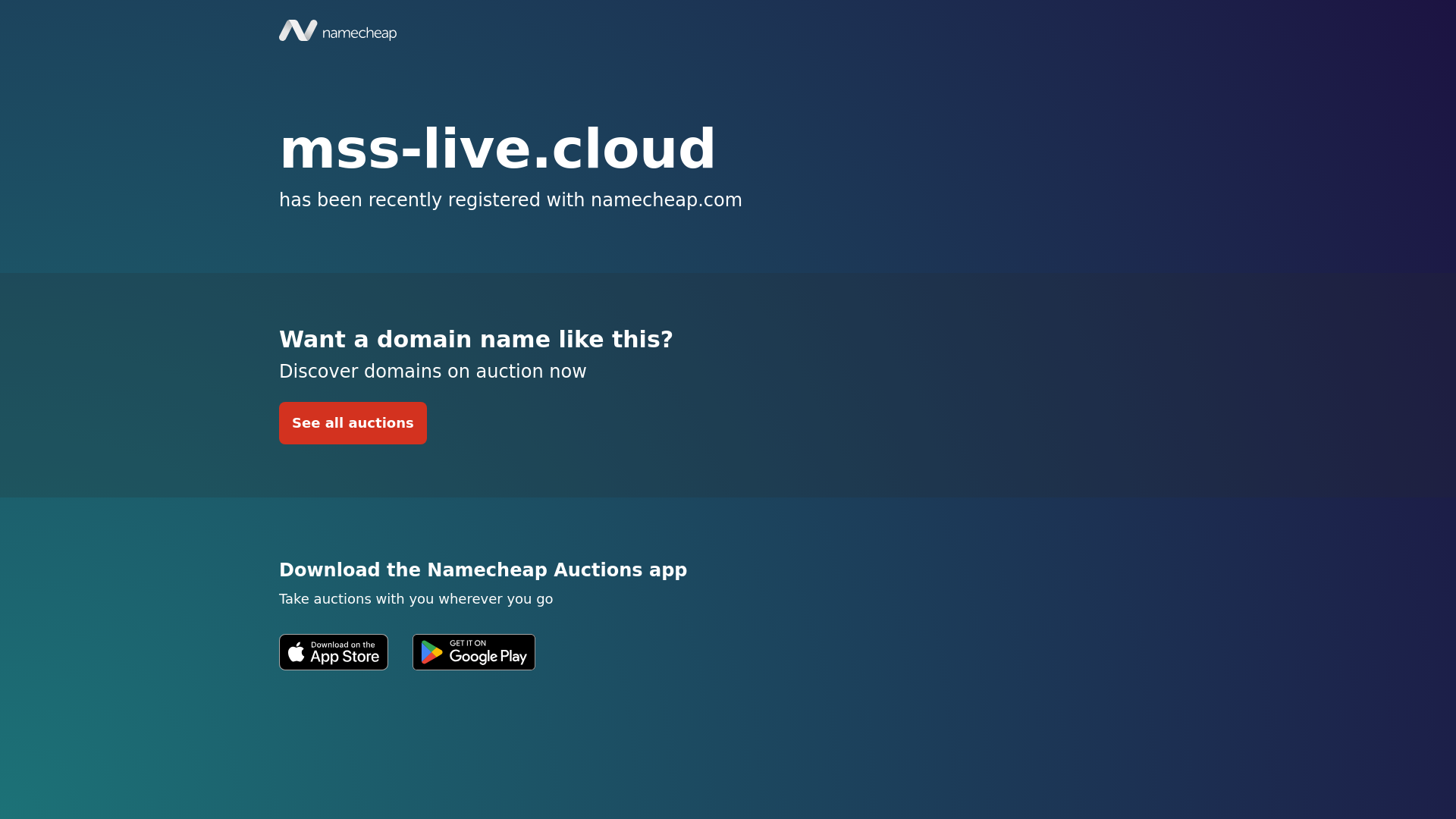 Screenshot of mss-live.cloud