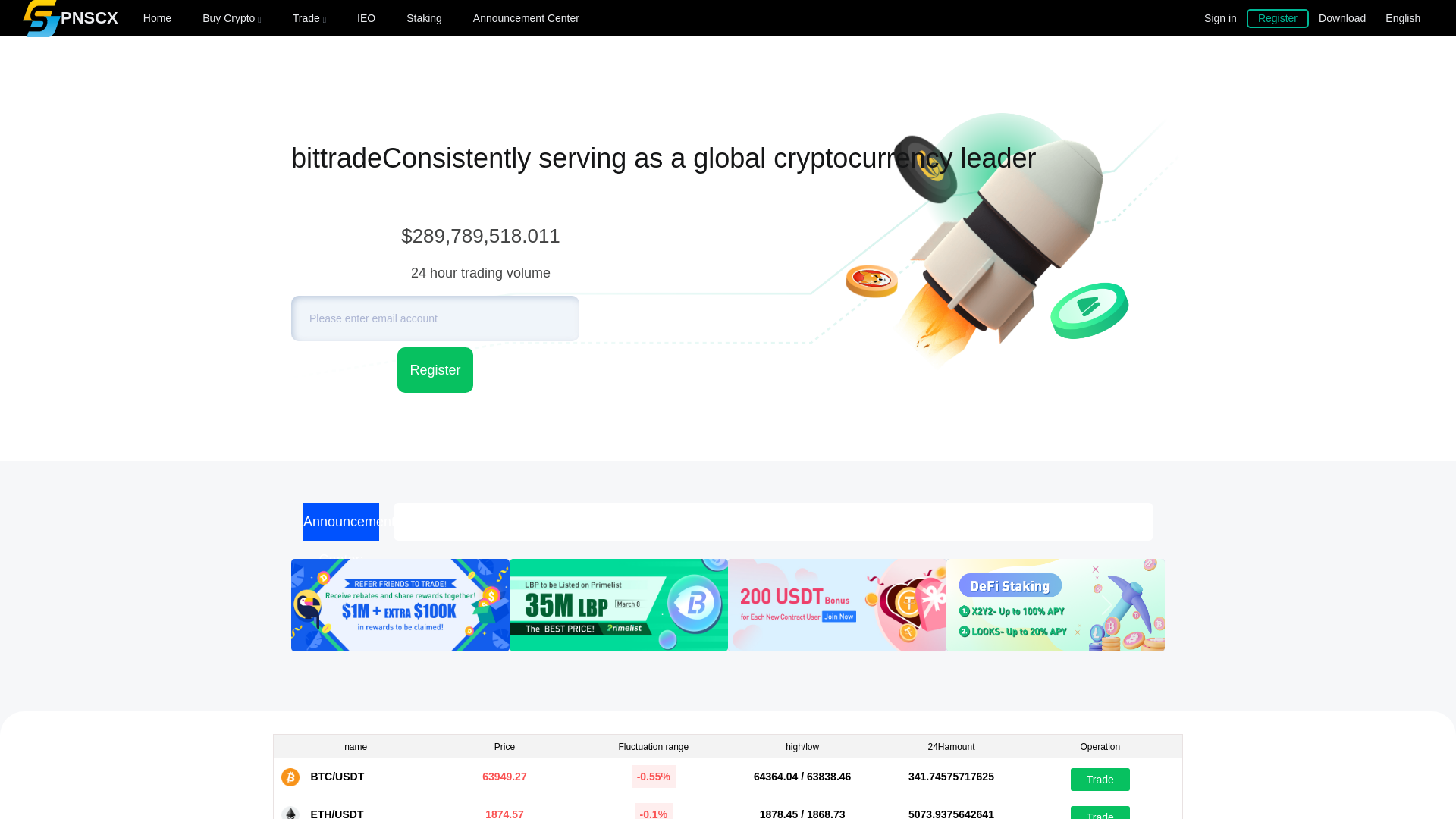 Screenshot of bittrapro.com