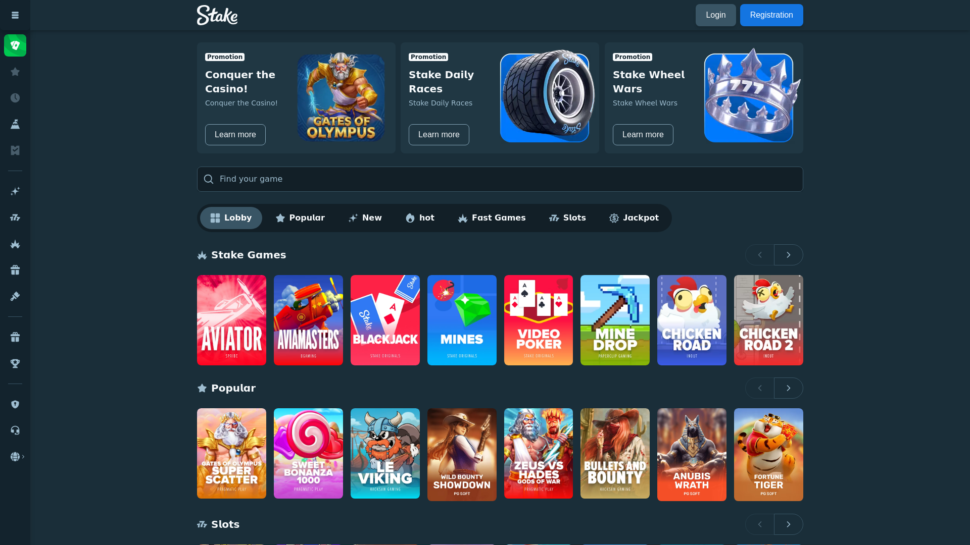 Screenshot of stake1703.com