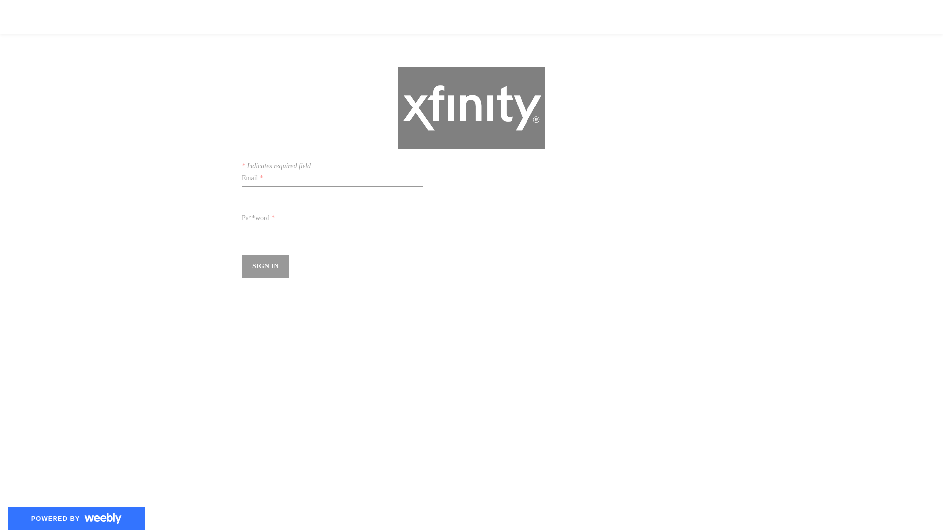 Screenshot of comcastlive.weebly.com