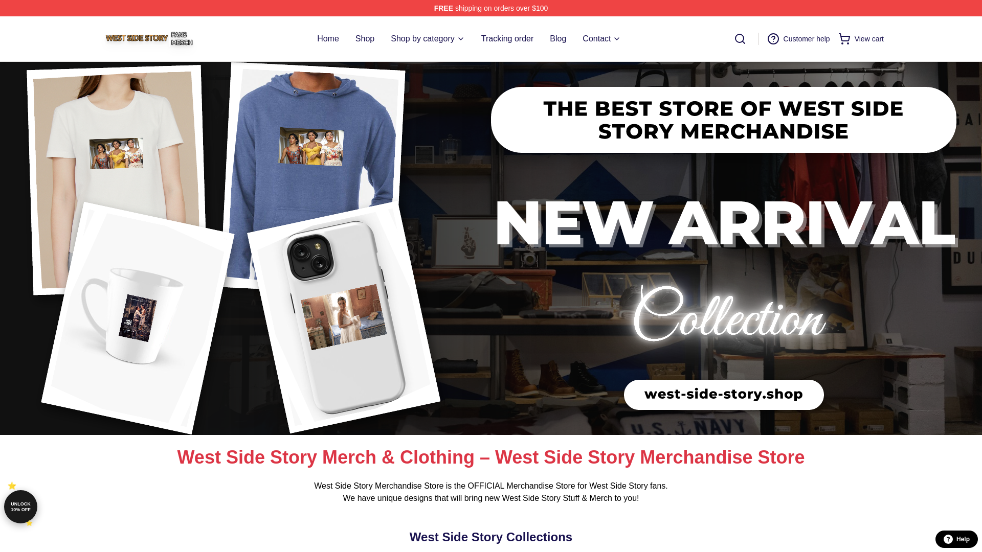 Screenshot of west-side-story.shop