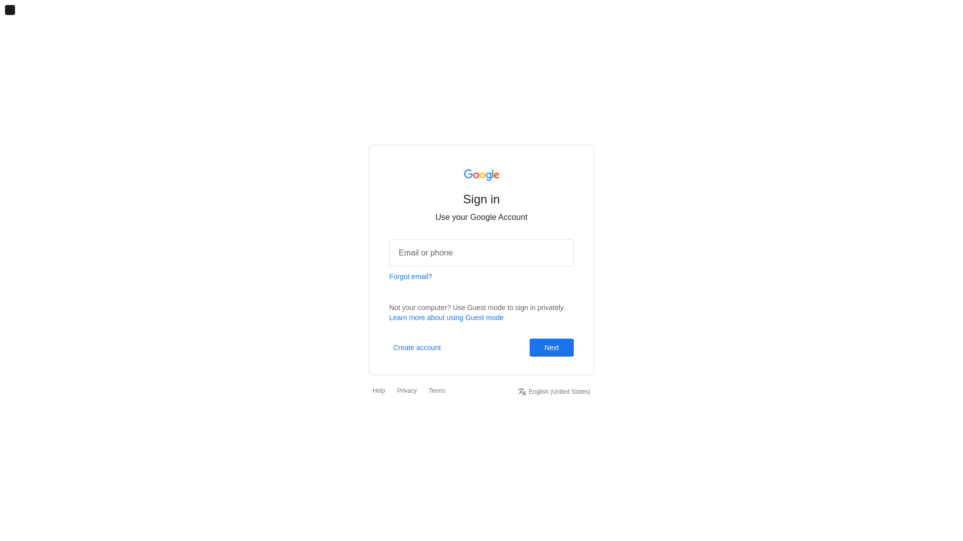 Screenshot of googleaccountservices.netlify.app
