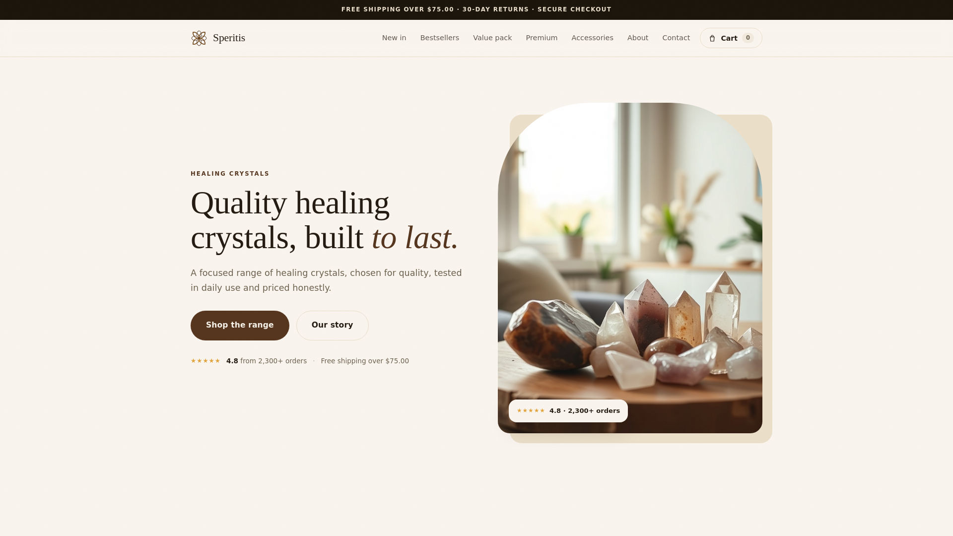 Screenshot of speritis.com