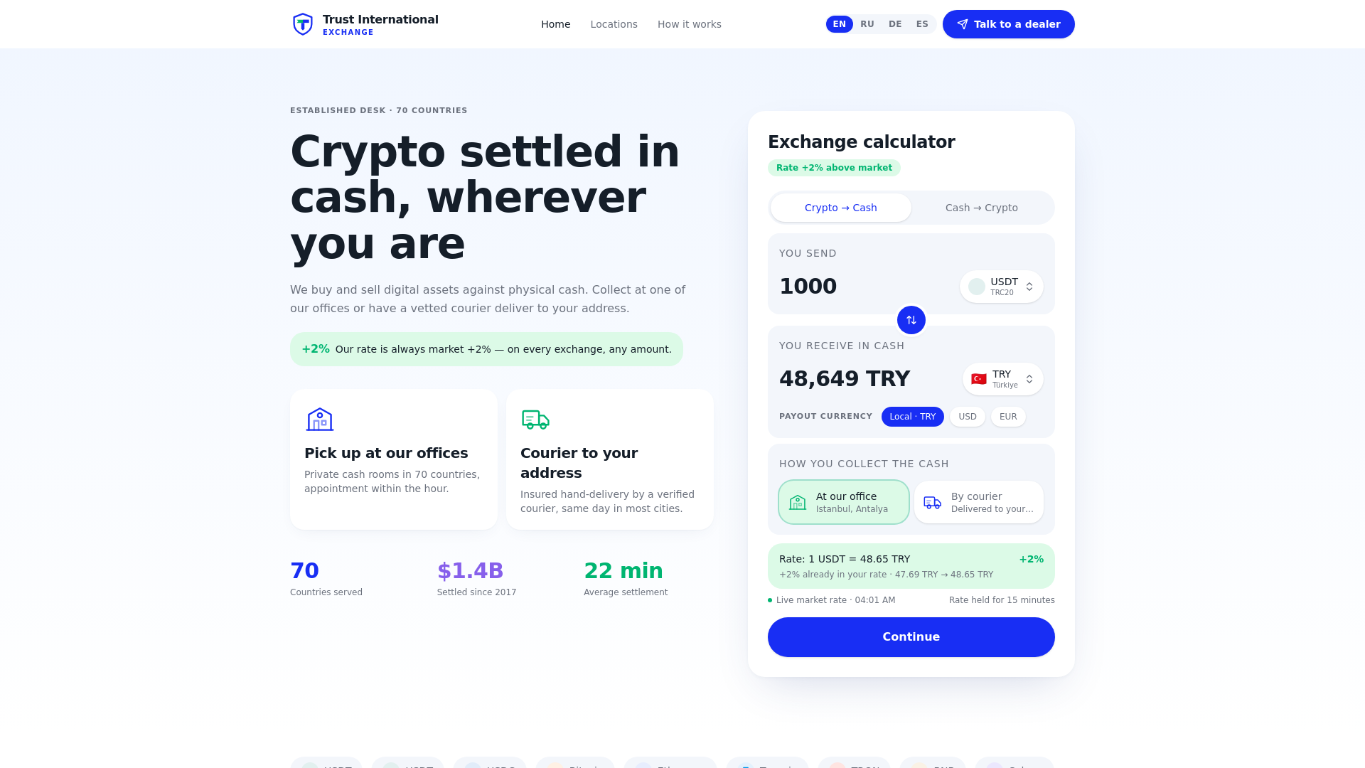 Screenshot of trustintex.com