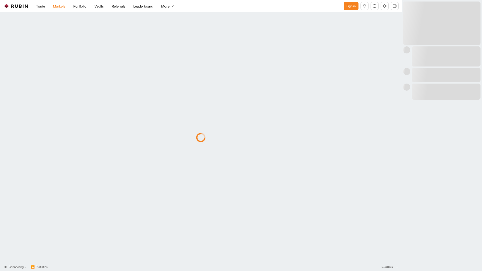 Screenshot of rubin.trade