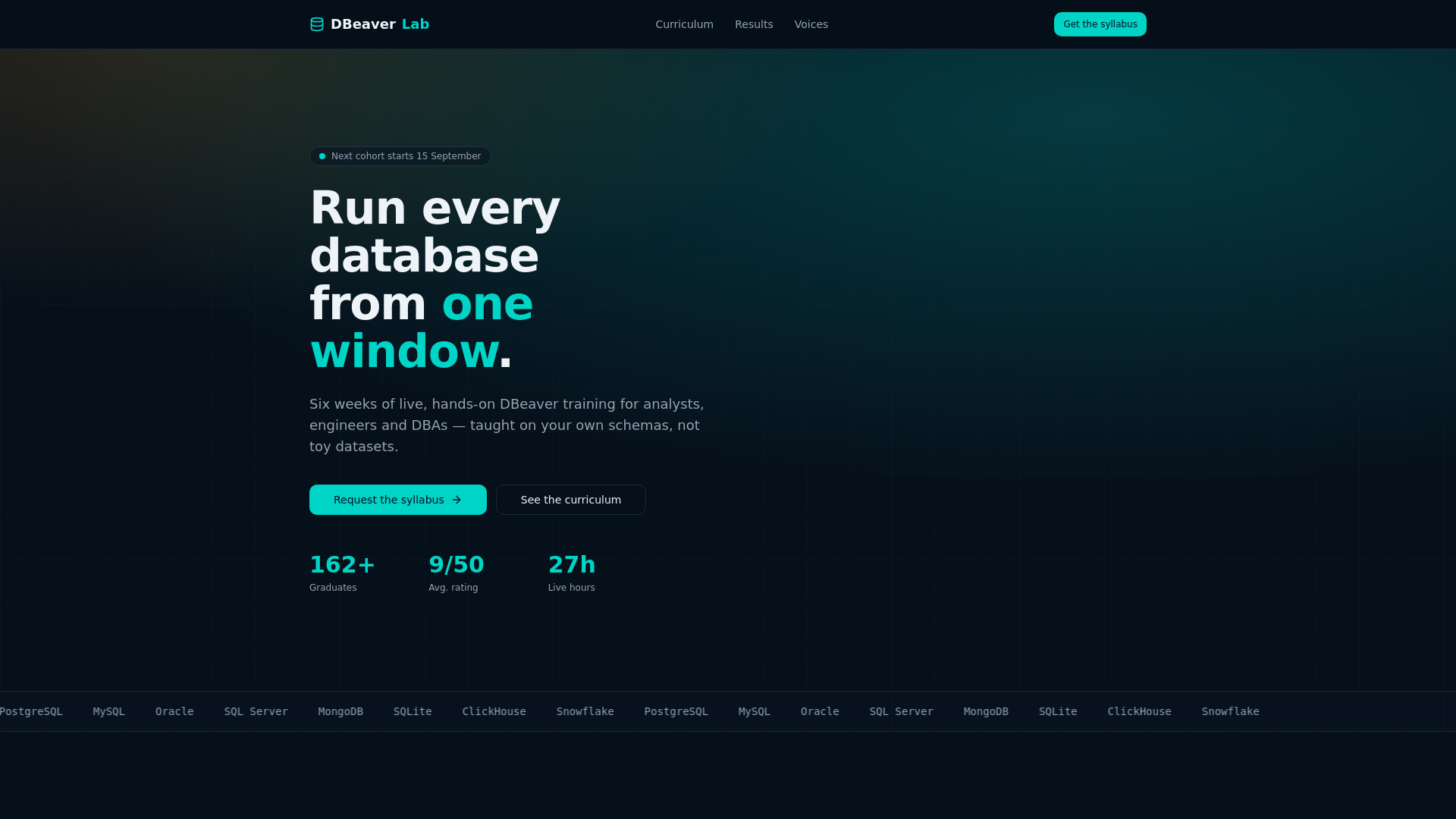 Screenshot of dbeaver-tools.com