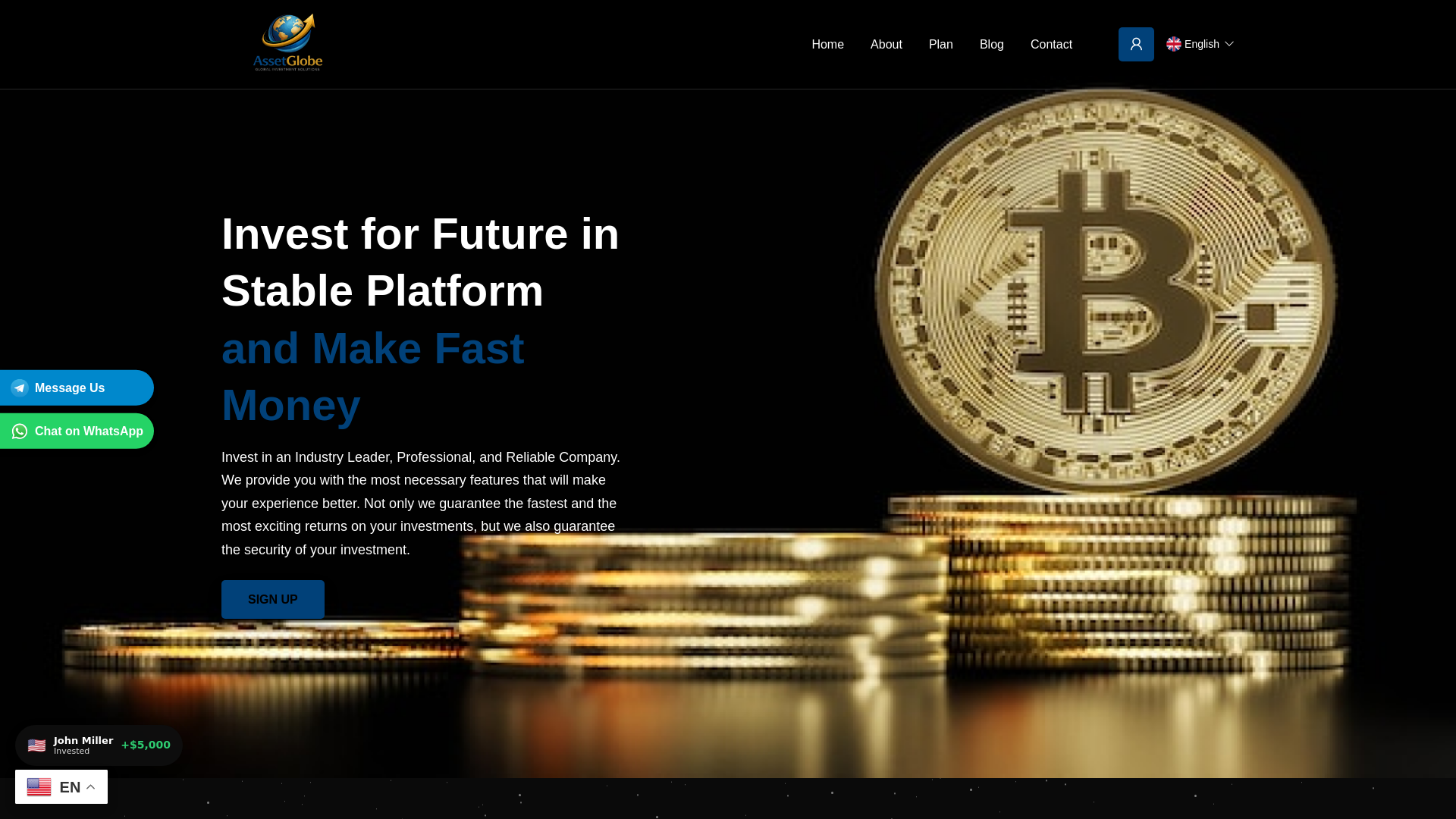 Screenshot of mail.assetglobe.org
