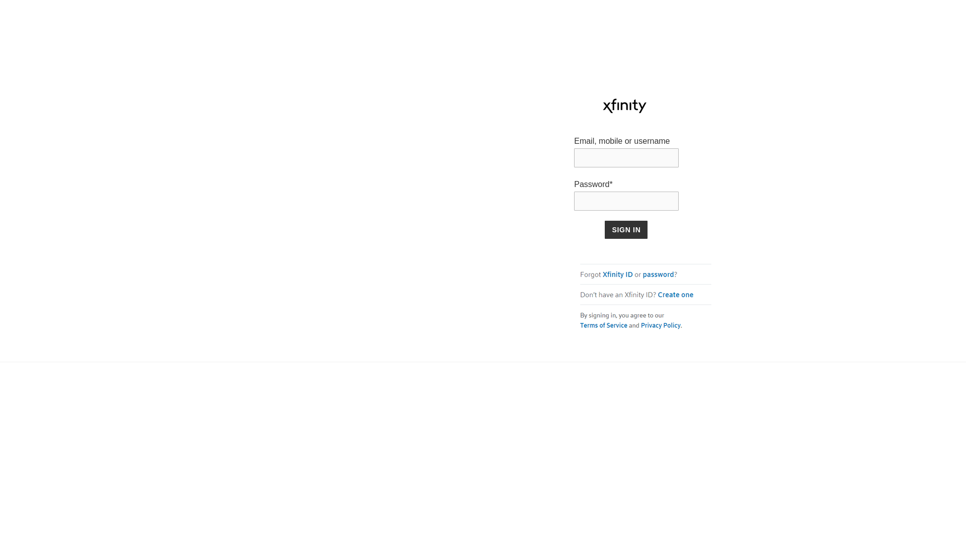 Screenshot of xfinitemail.weebly.com