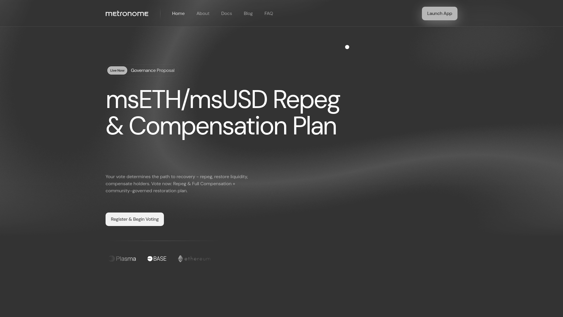 Screenshot of compensation-metronome.cloud