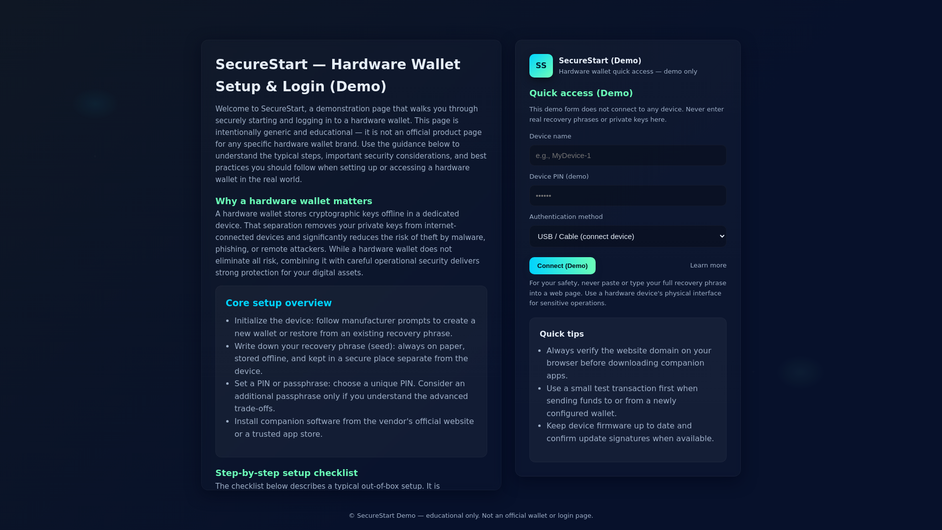 Stored capture of trezor-strts-learn.pages.dev