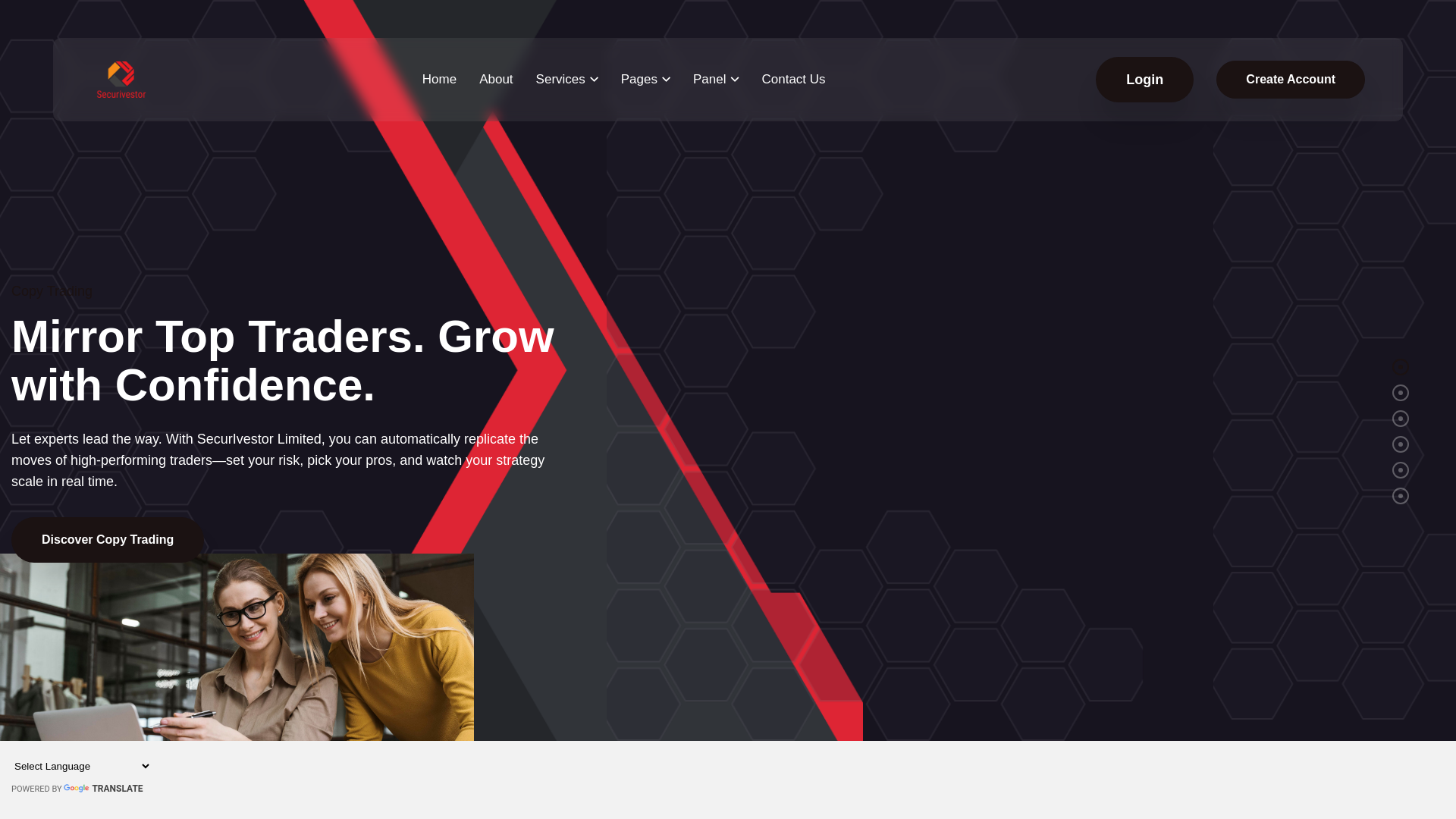 Screenshot of securivestor.com