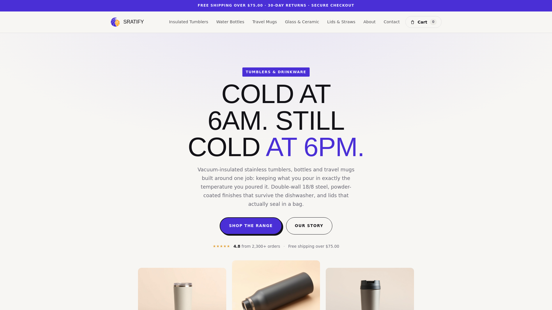 Screenshot of sratify.com