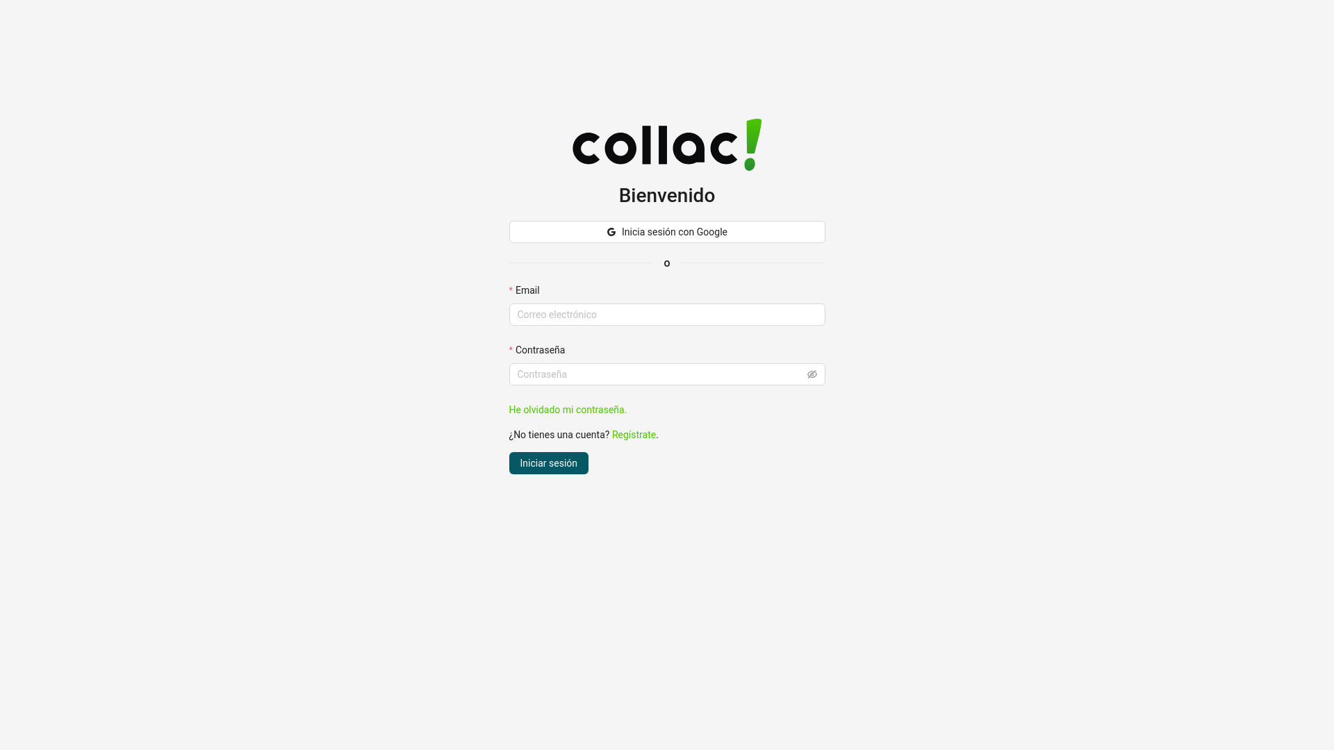 Stored capture of auth.collac.io