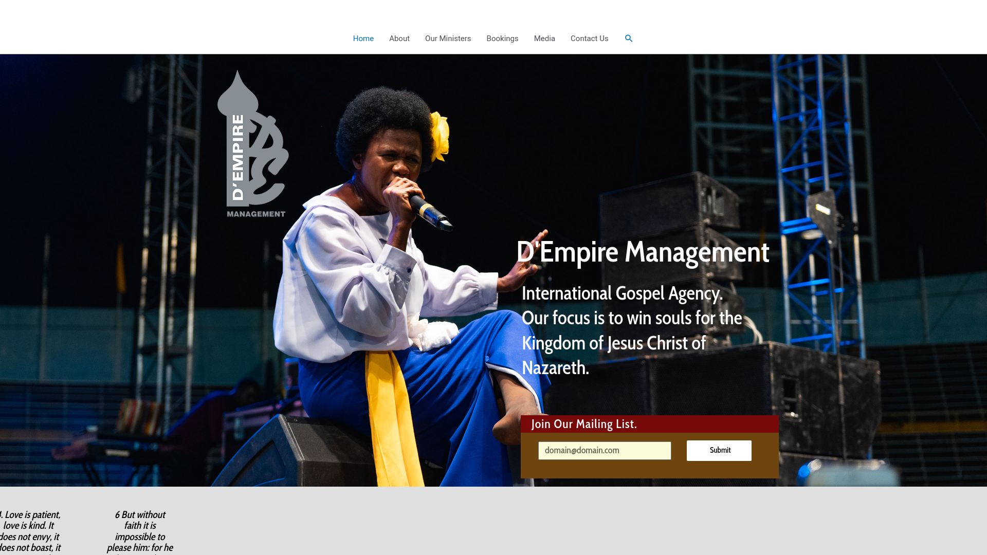 Screenshot of dempiremanagement.com