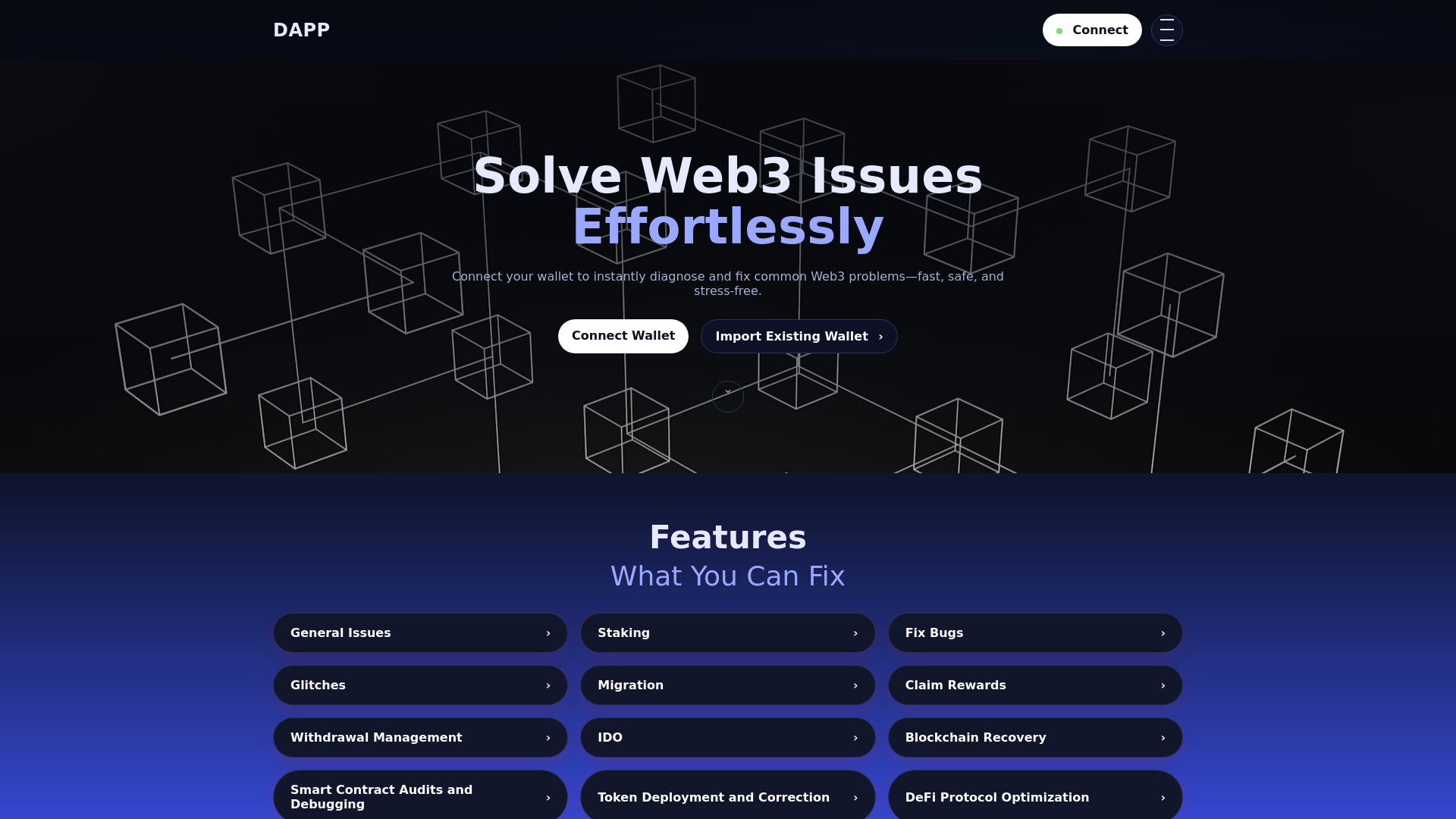 Screenshot of dappsresolver-protocol.xyz
