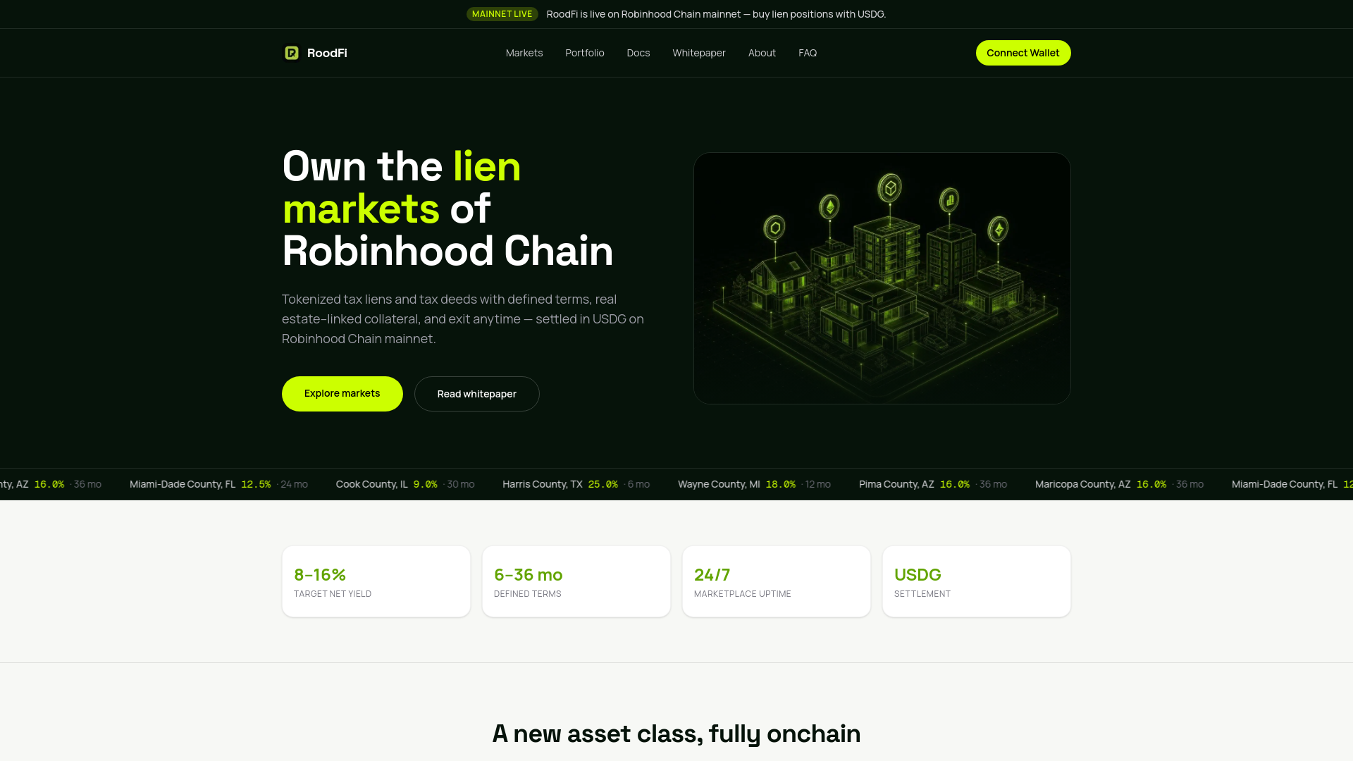 Screenshot of roodfi.com