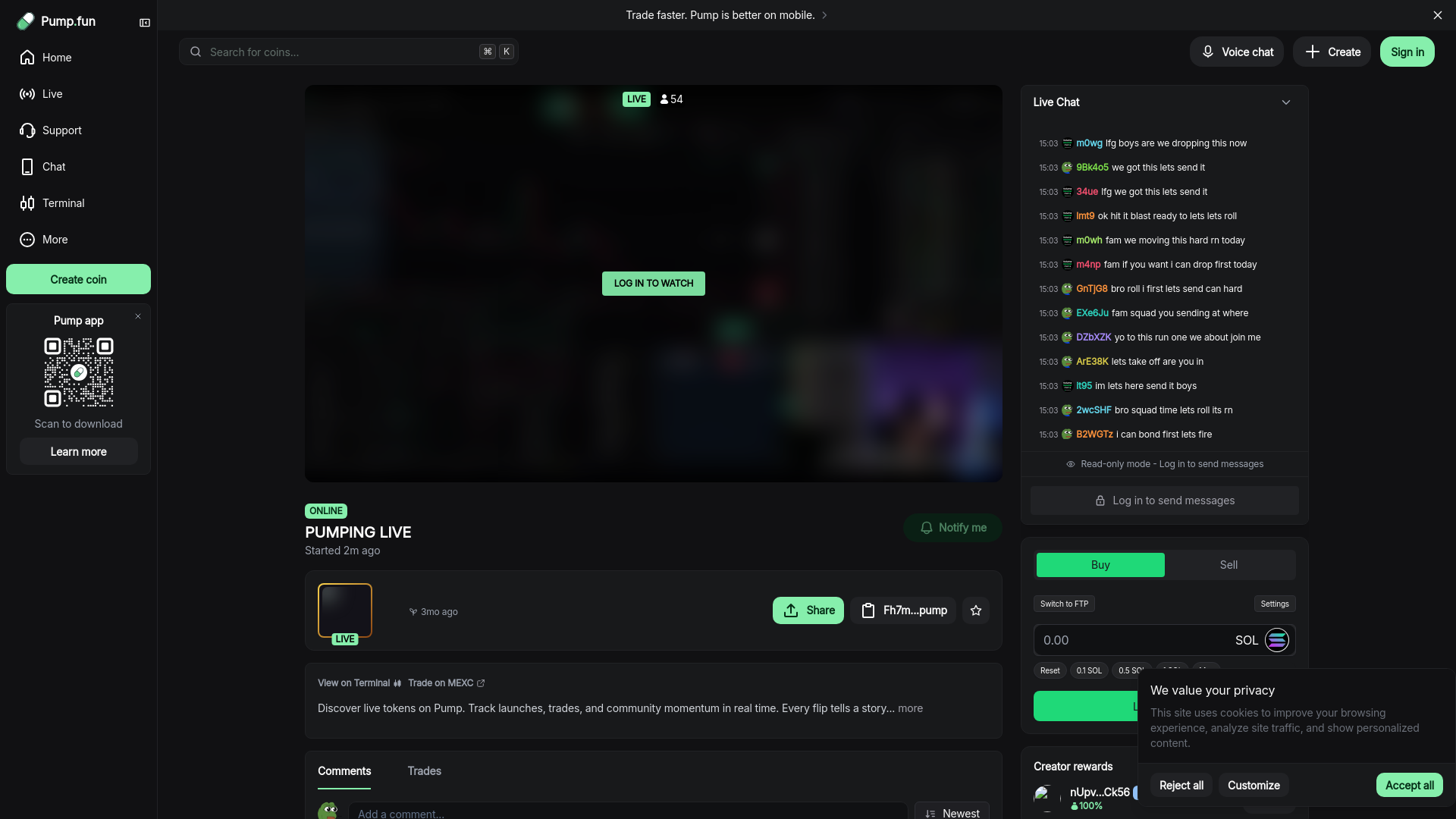 Screenshot of elonpump.top