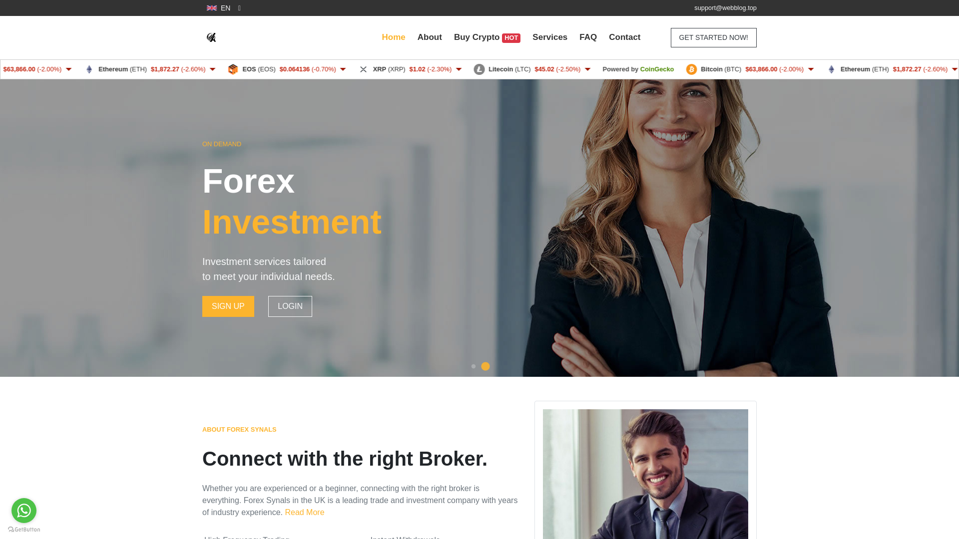 Screenshot of almotrades.com