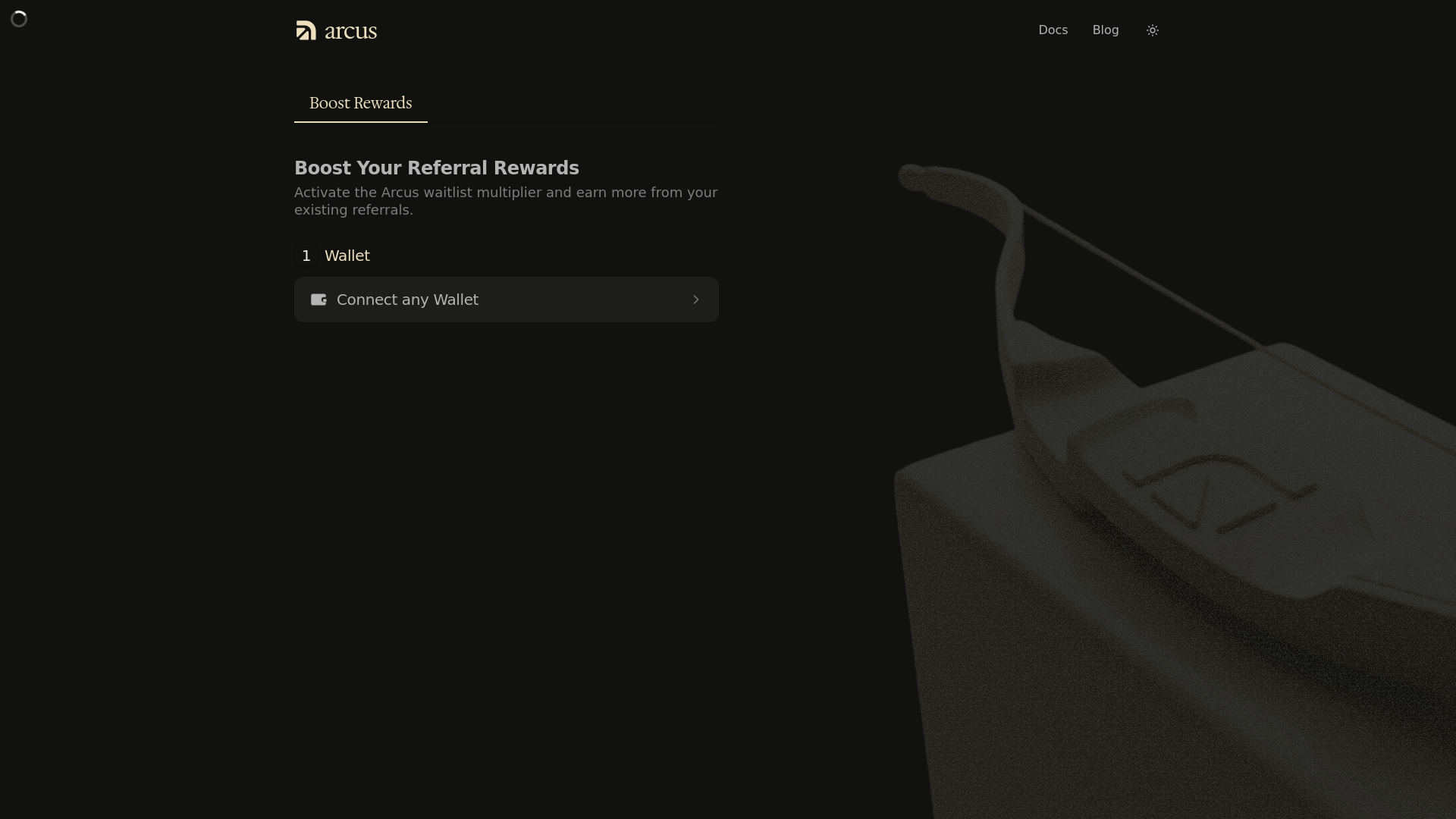 Screenshot of multi-arcus.xyz