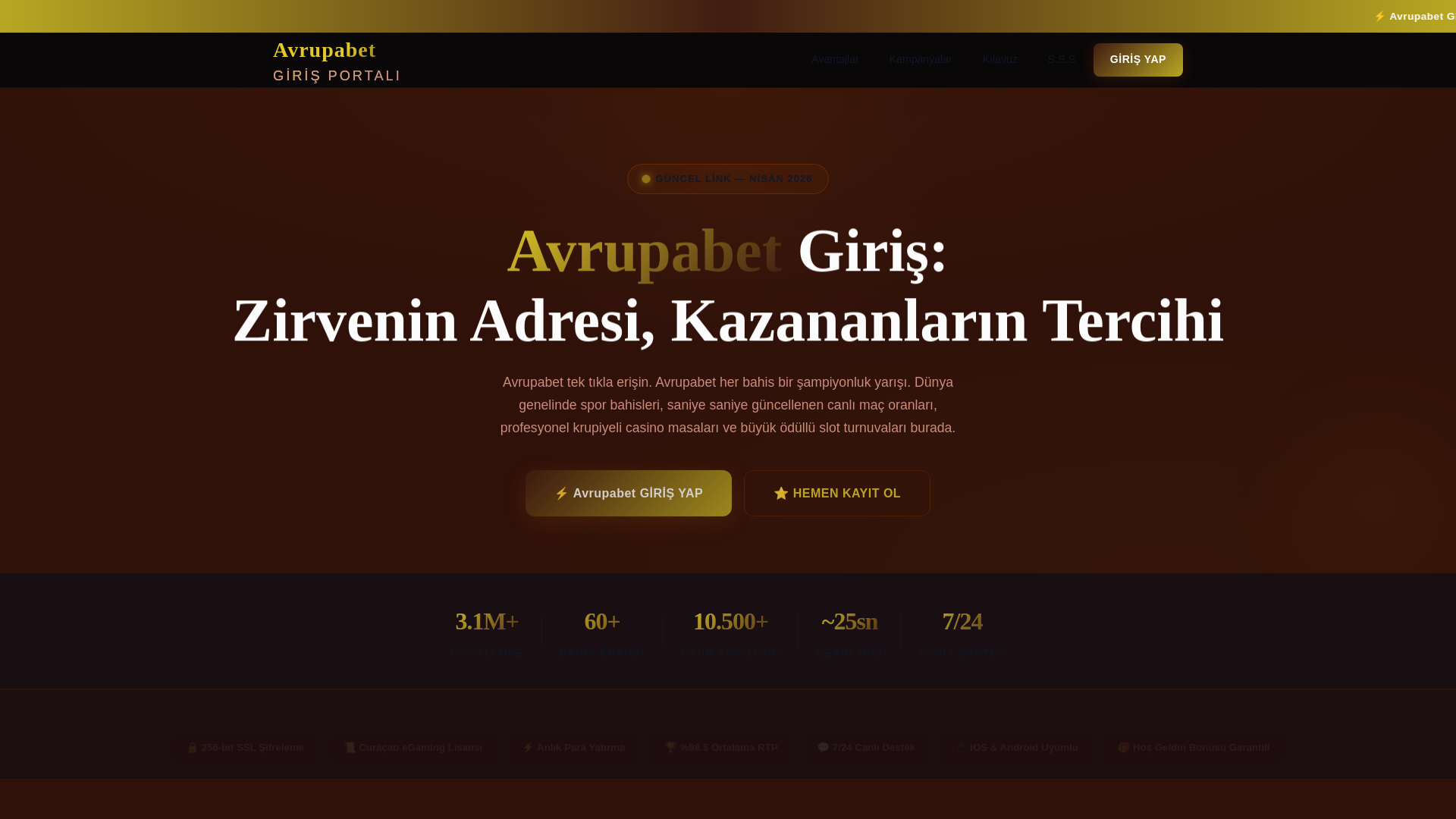 Screenshot of tr.avrupabet-final.icu