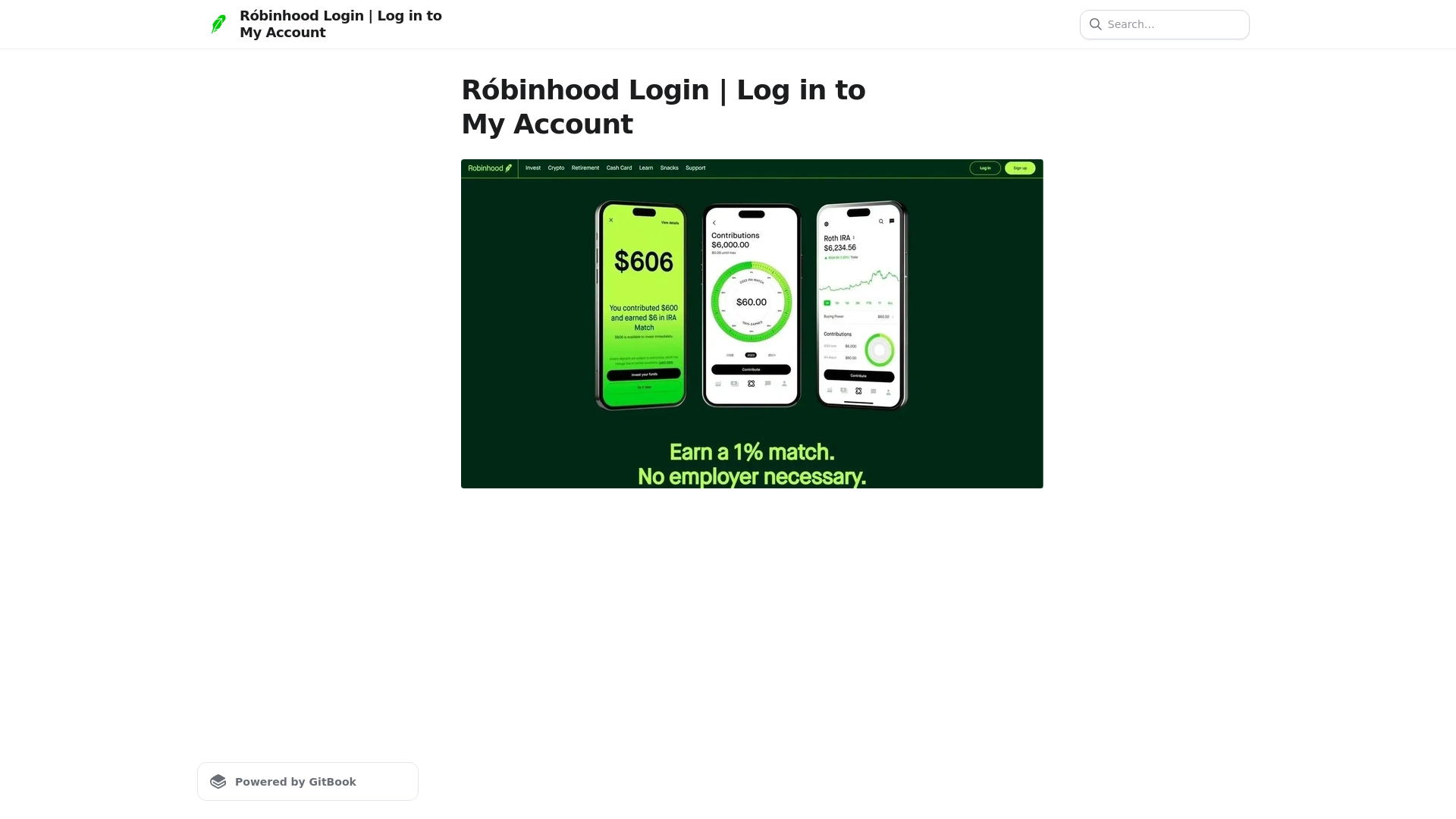 Screenshot of robhnhodlognx.gitbook.io