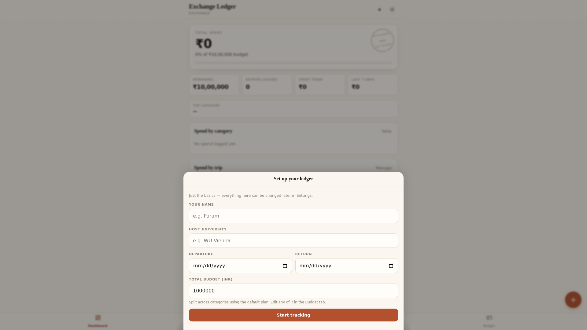 Stored capture of exchange-ledger.pages.dev