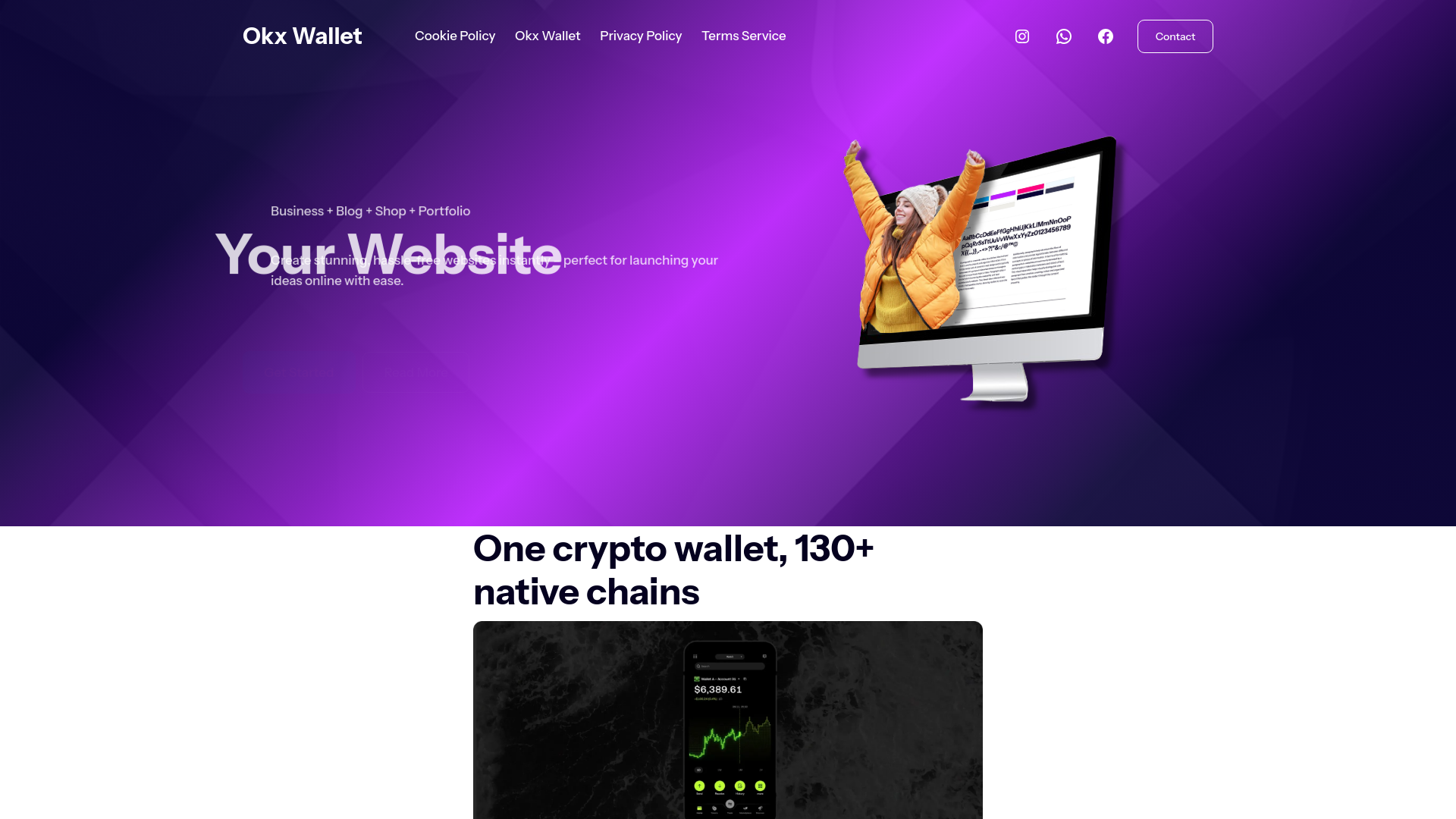 Screenshot of okx-wallt.us