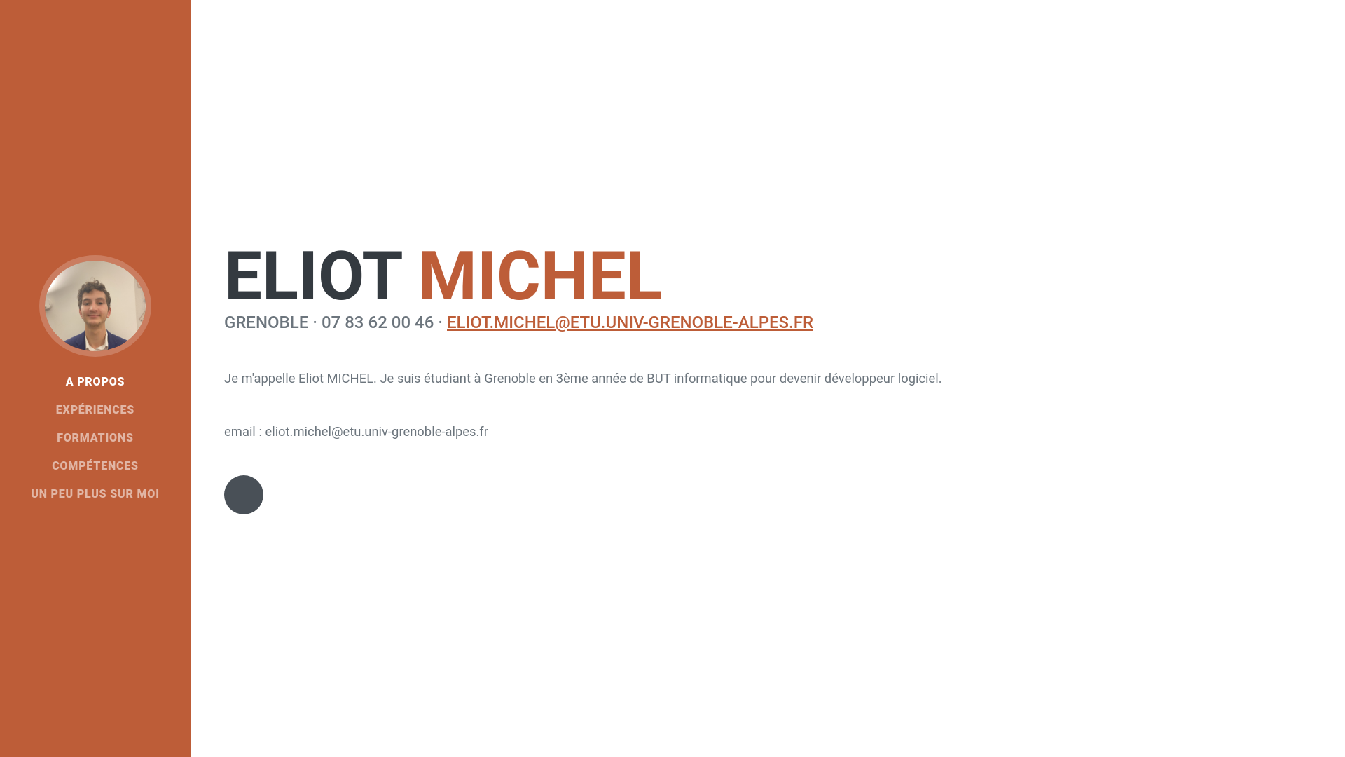 Stored capture of eliot-michel.fr