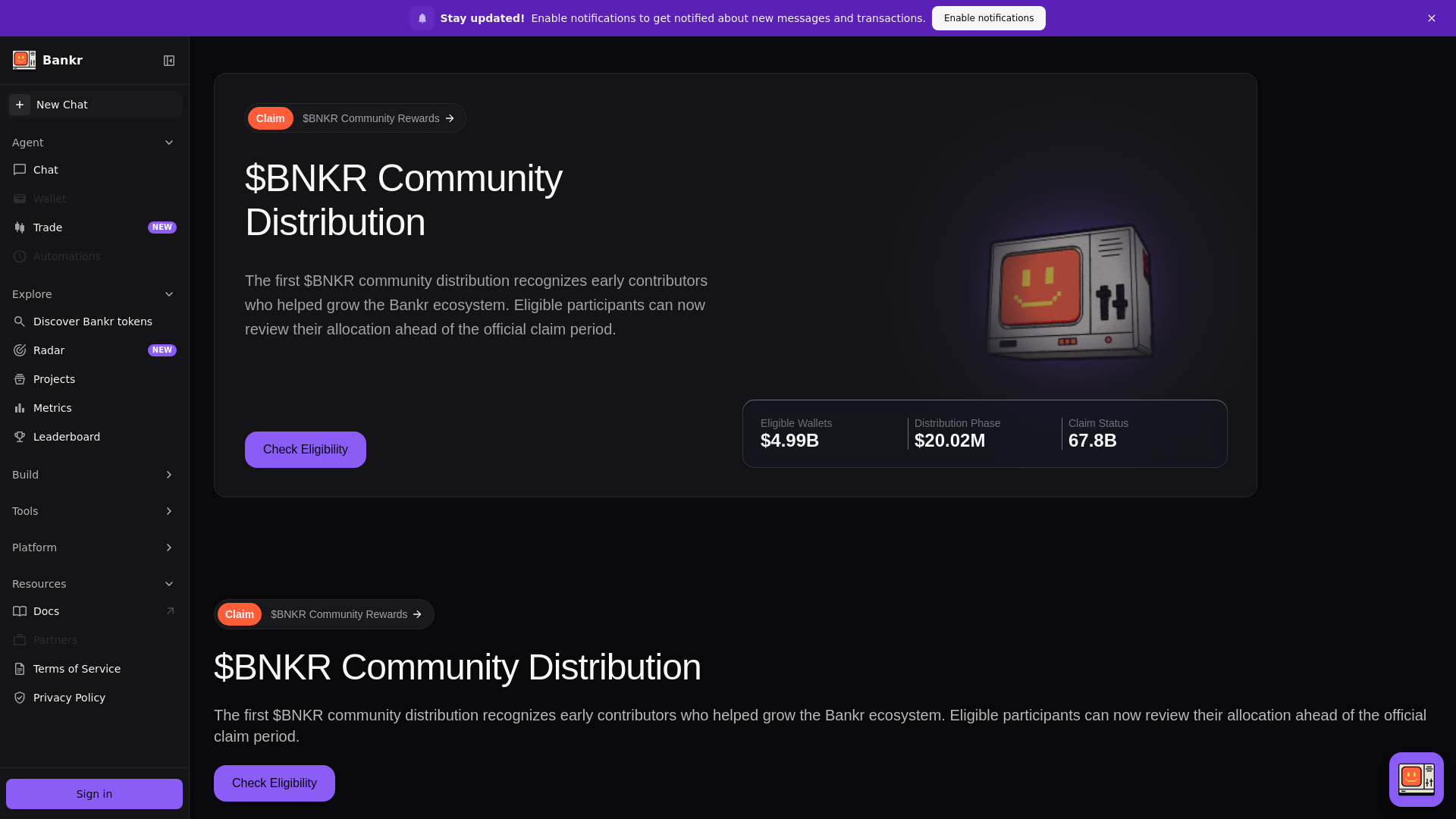 Screenshot of claim-bankr.com