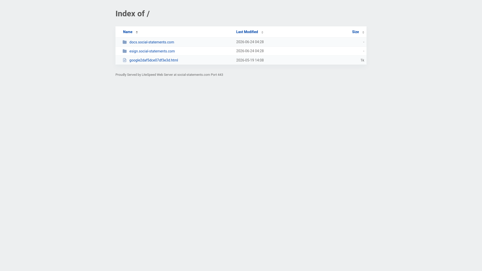 Screenshot of social-statements.com