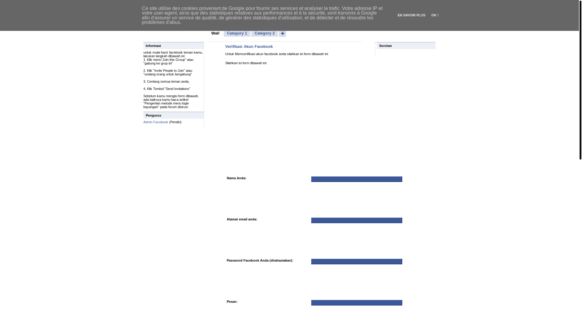 Screenshot of facebook-hack-login.blogspot.com