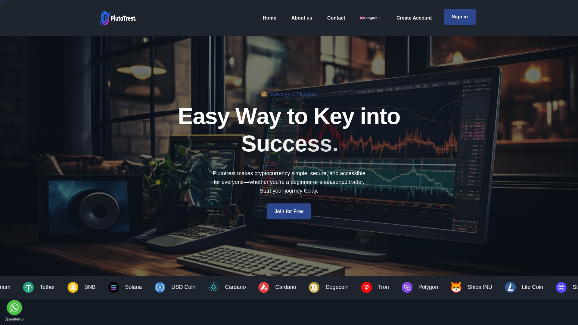 Screenshot of plutnom.com