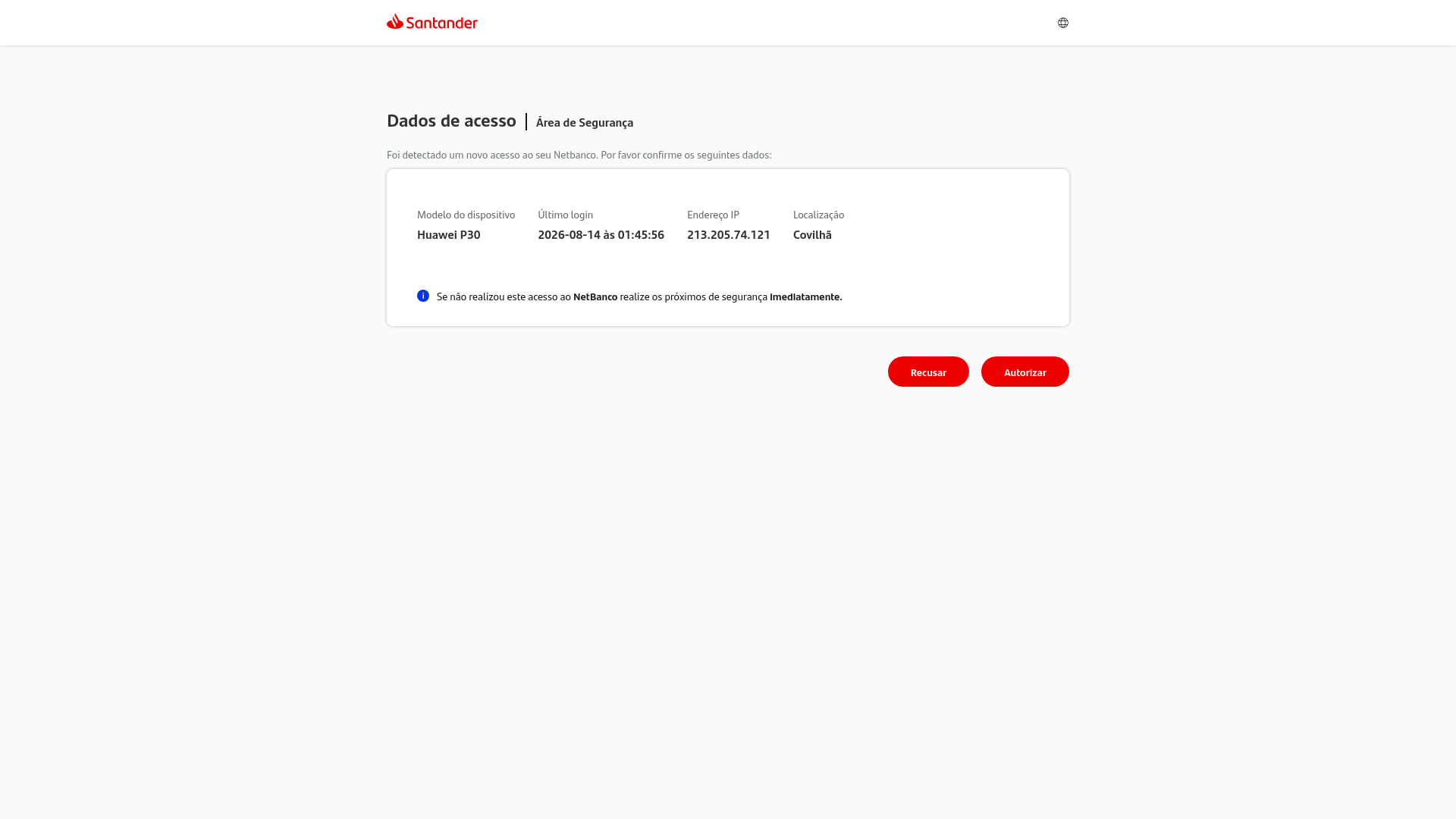 Screenshot of santander.pt-atendimento.com