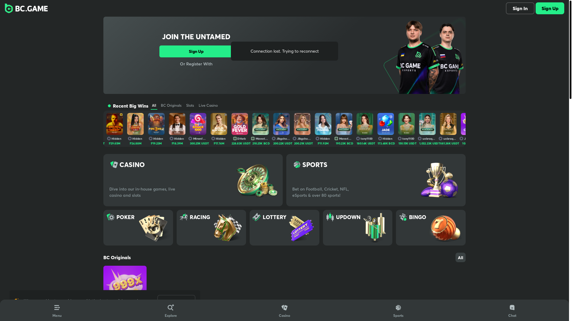 Screenshot of playglobal9.com
