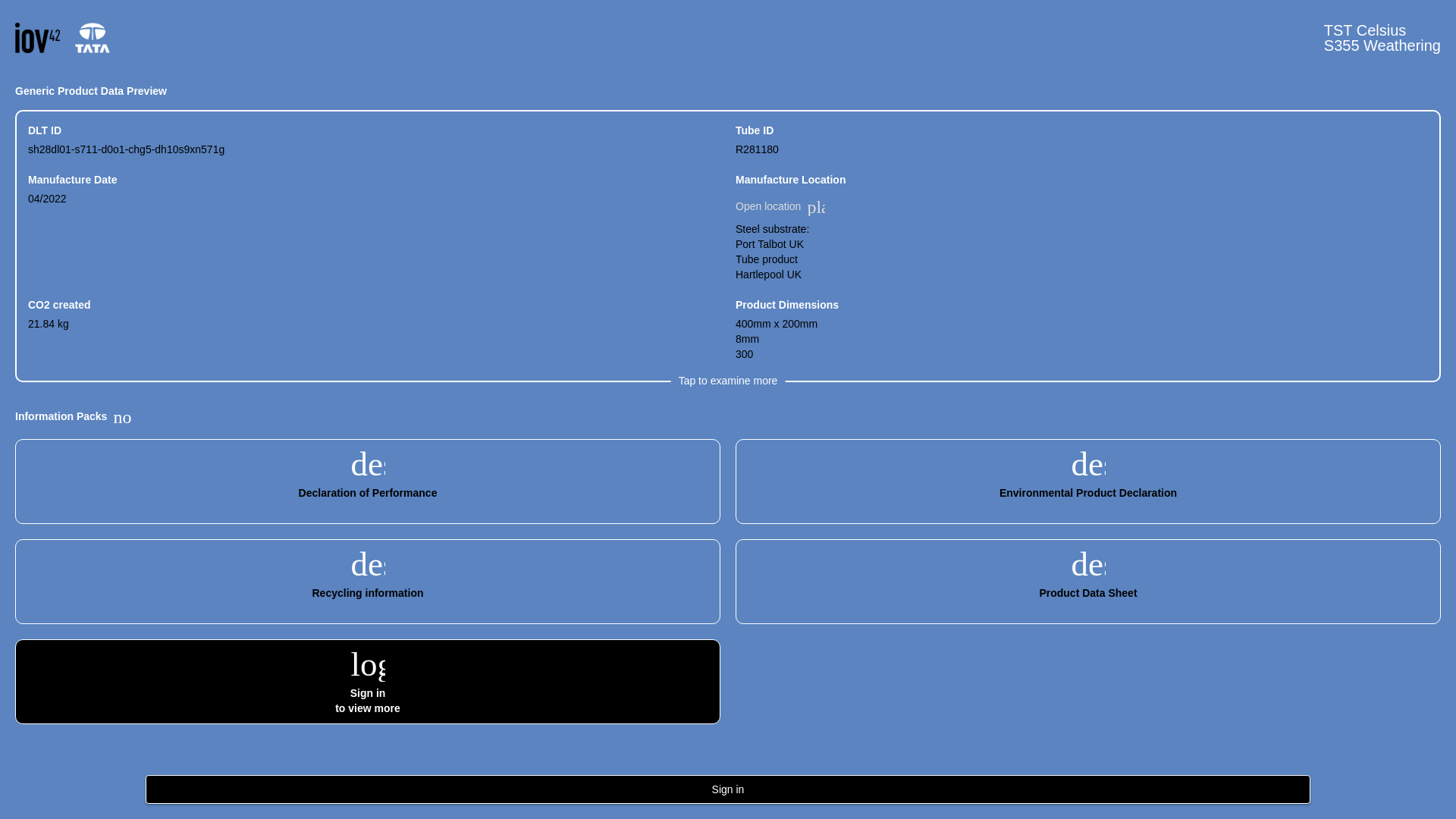Stored capture of demo-dpp.iov42.com
