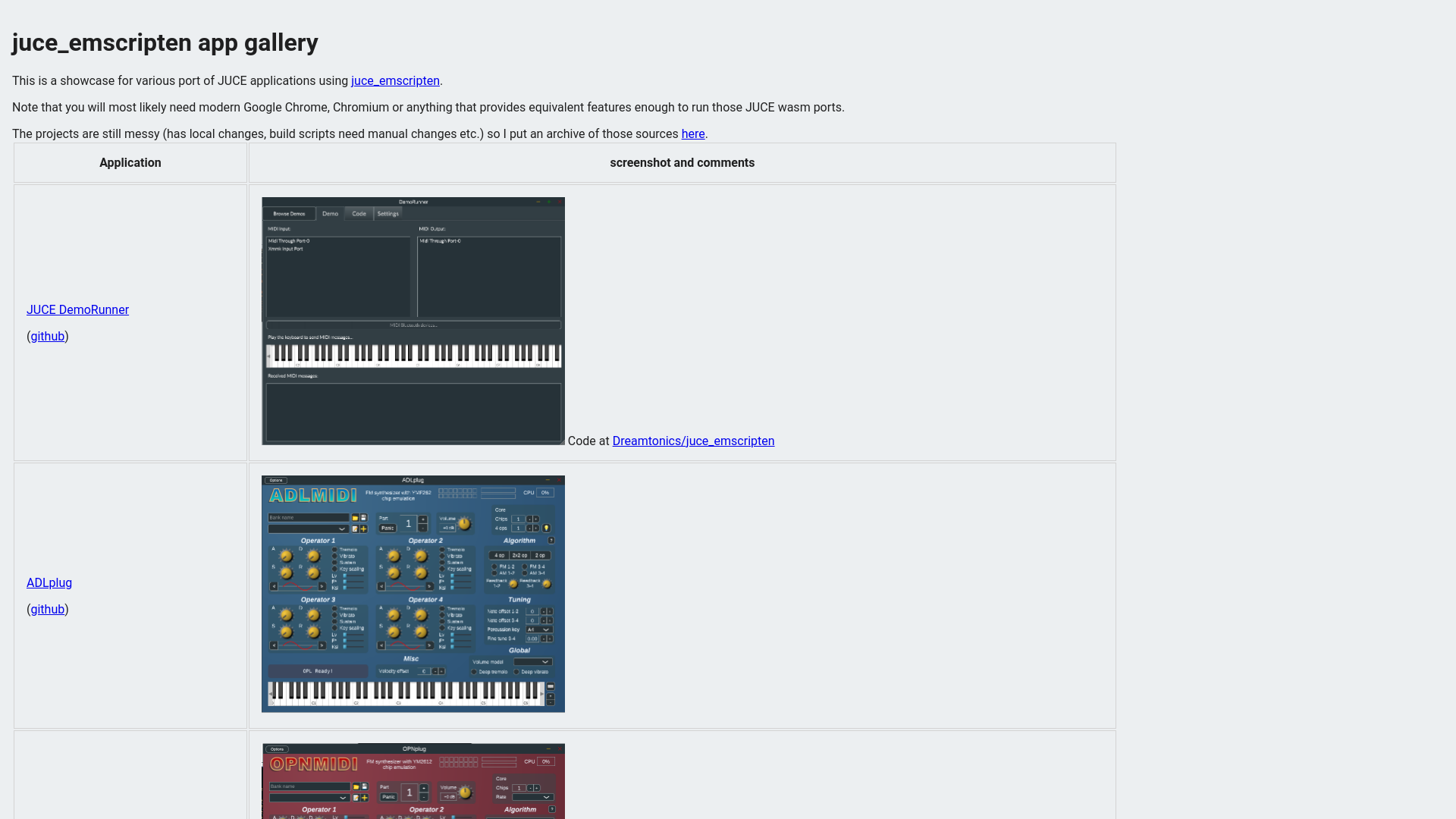 Stored capture of juce-demos.atsushieno.dev