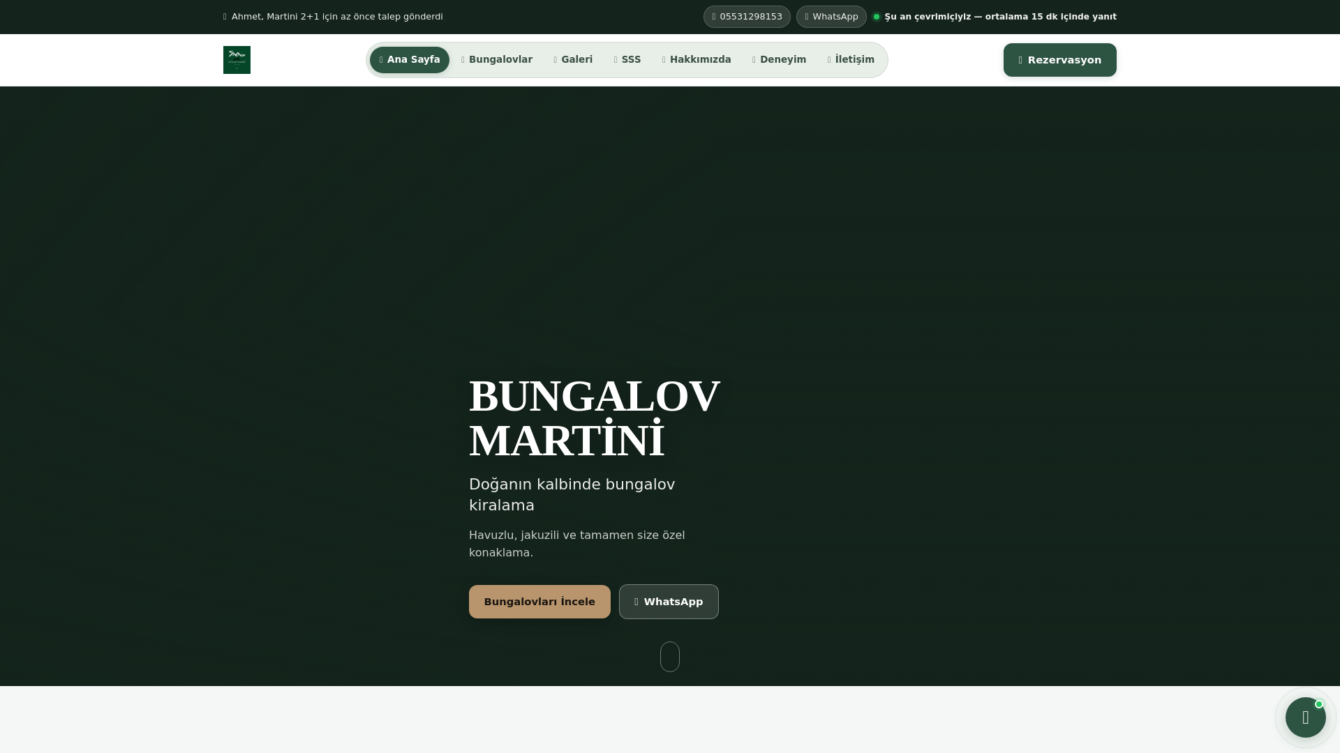 Screenshot of bungalovmartini.com