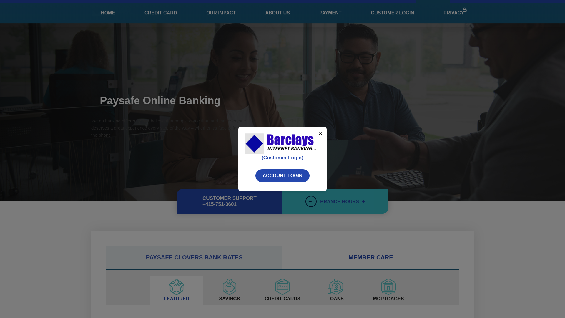 Screenshot of internetbanking.keycreditunion.co