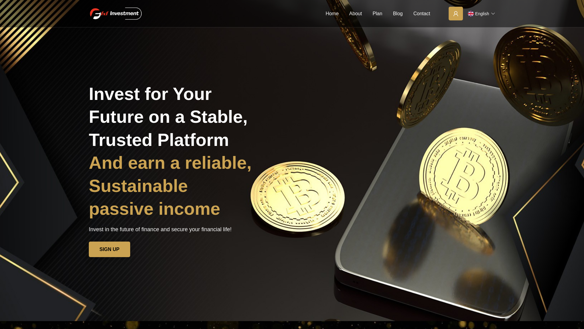Screenshot of fxfinvestments.com