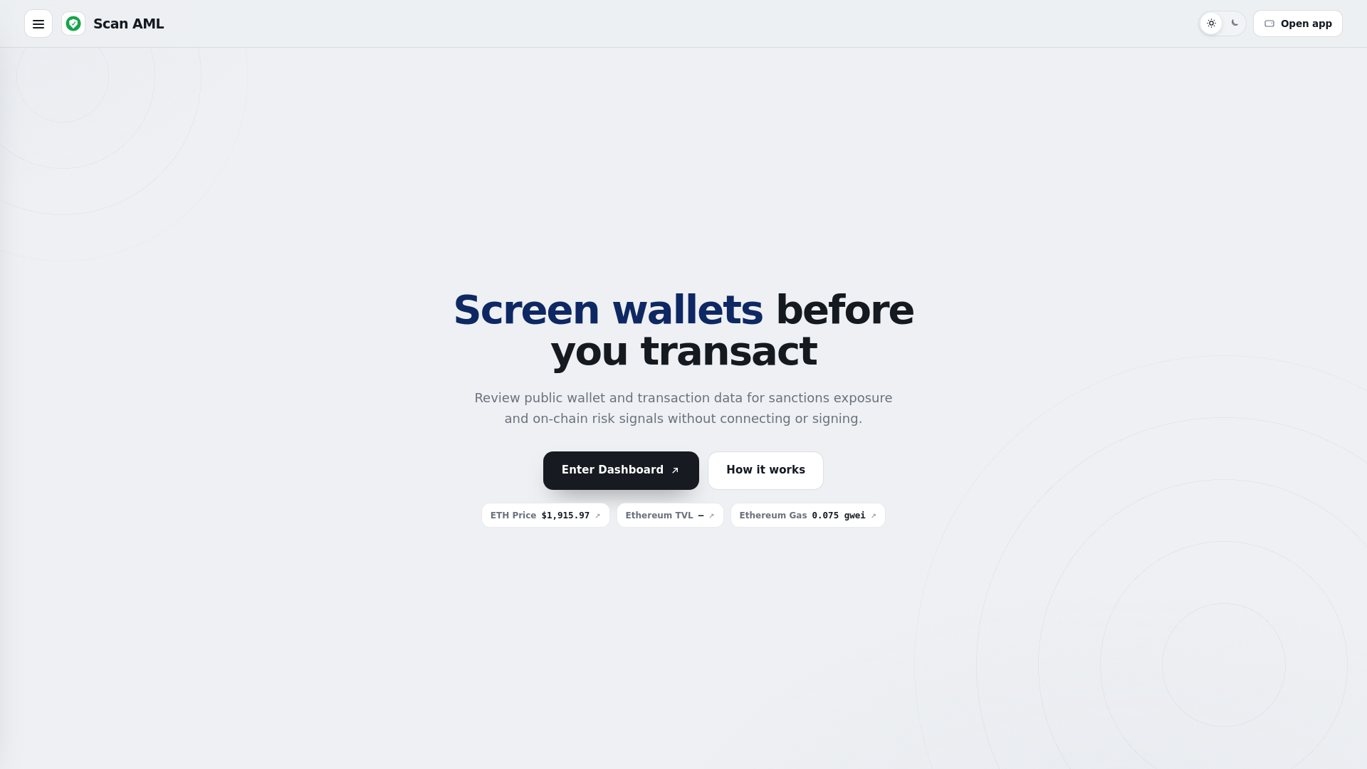 Screenshot of scan-aml.github.io