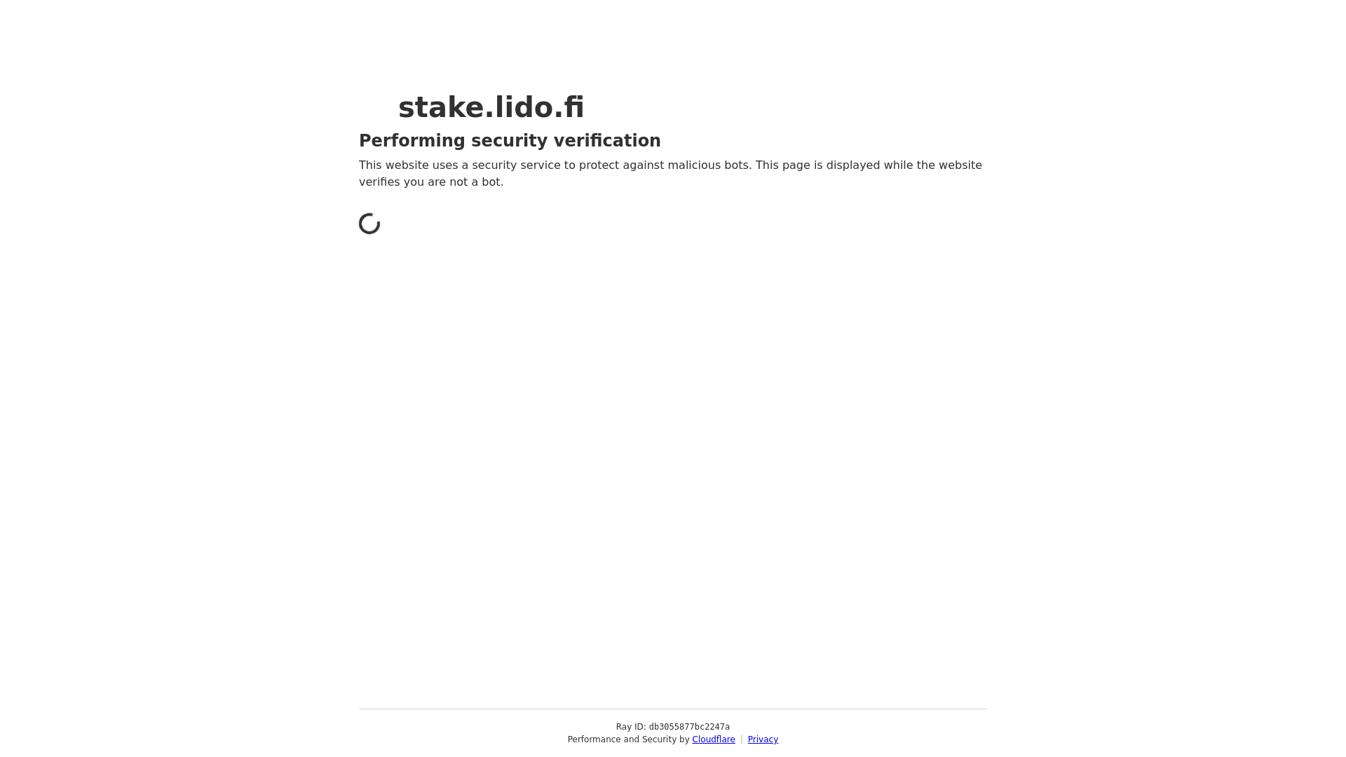 Screenshot of stake.lidp.fi